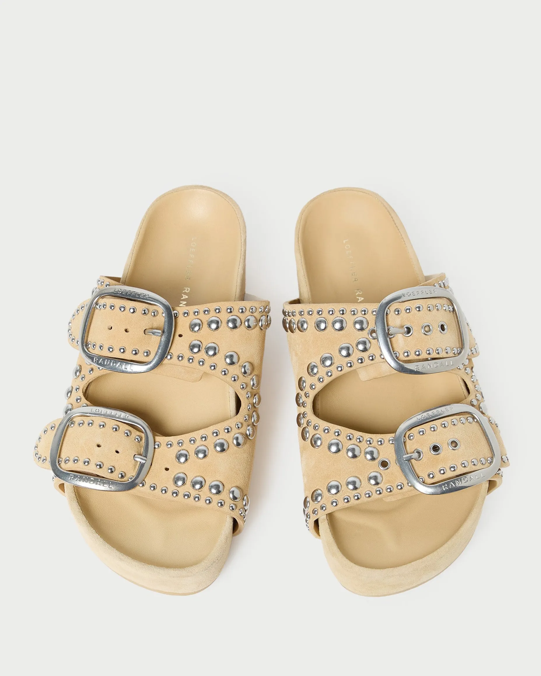 Jack Saffron Suede Studded Sandal