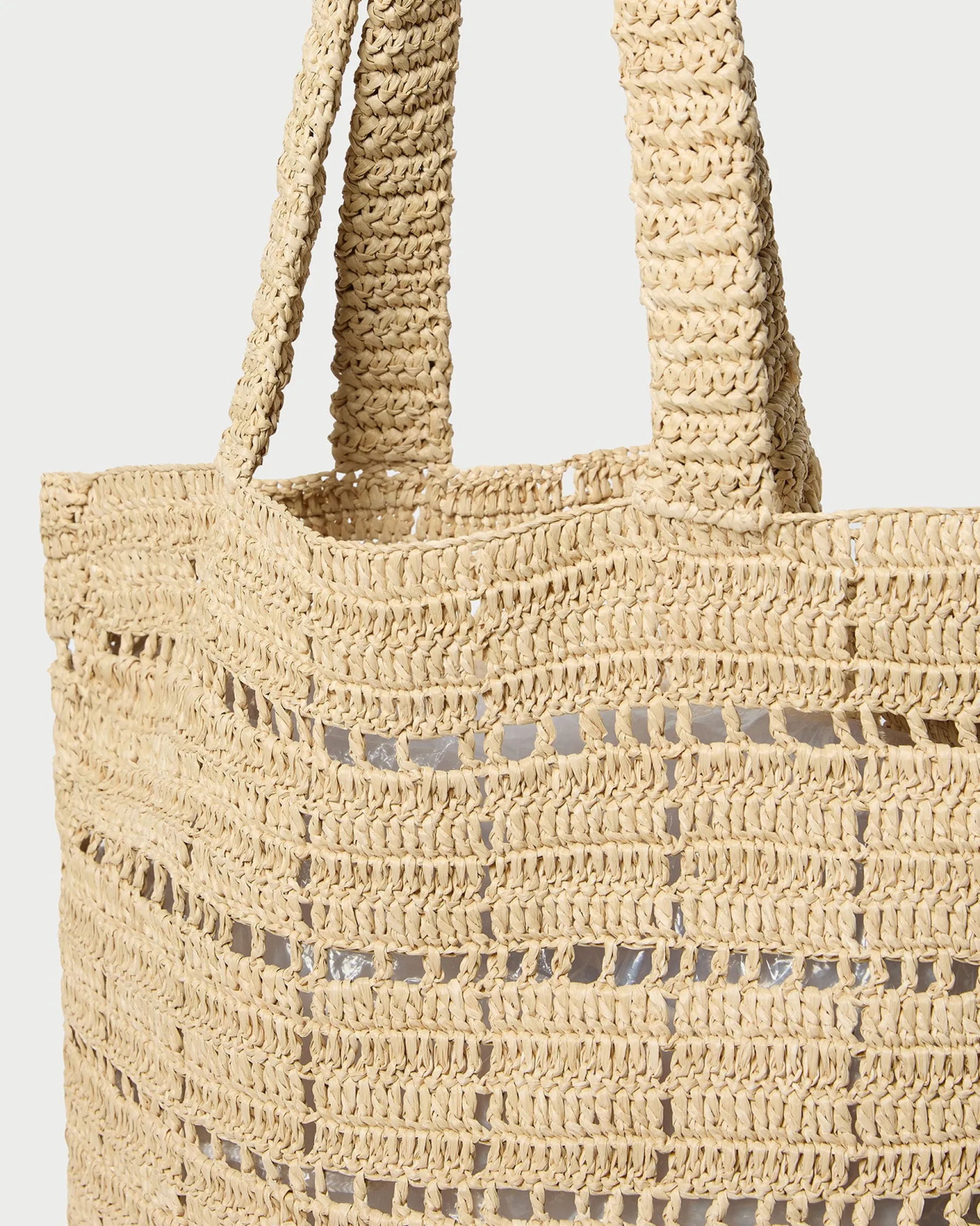 Orion Natural Raffia Tote