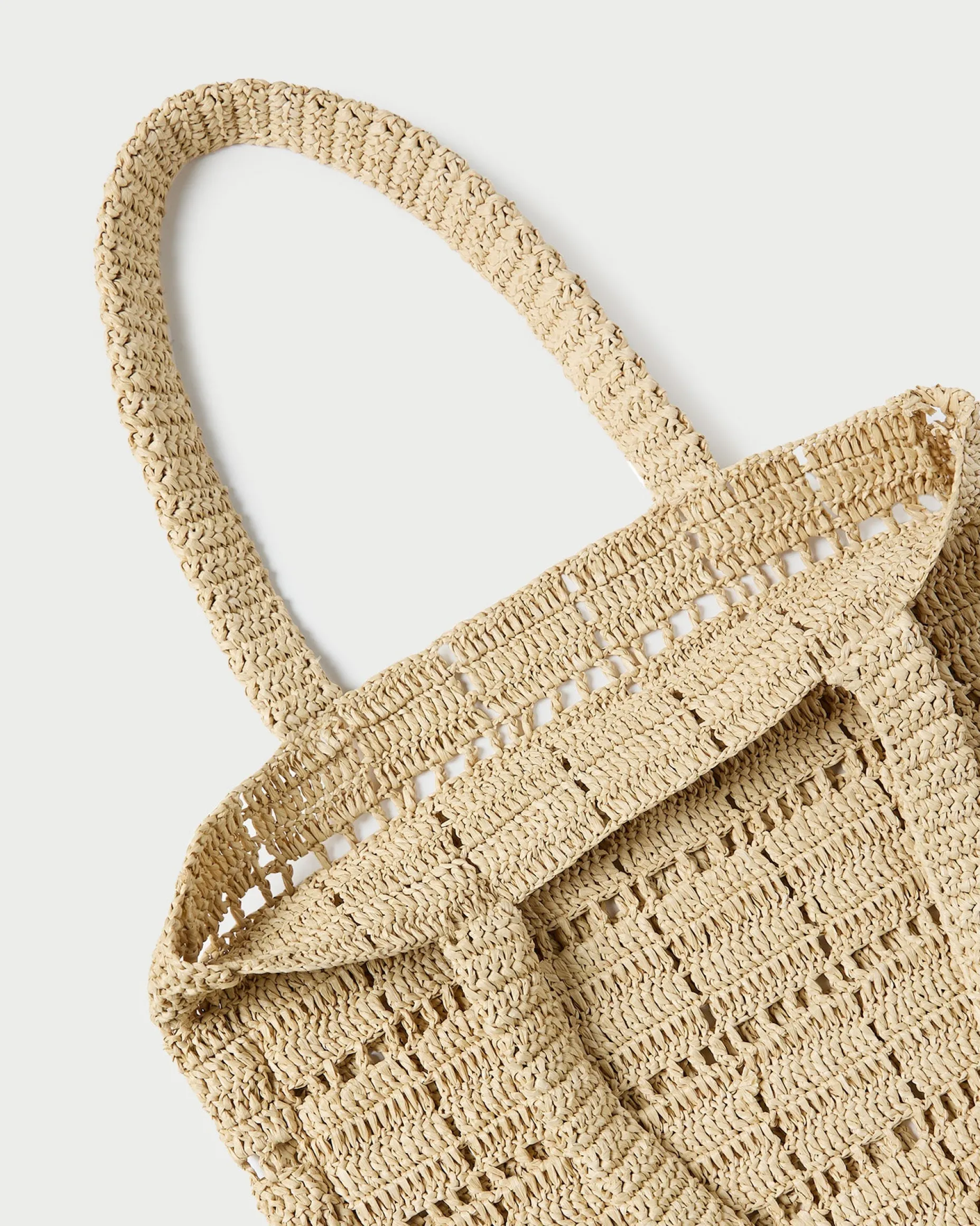 Orion Natural Raffia Tote