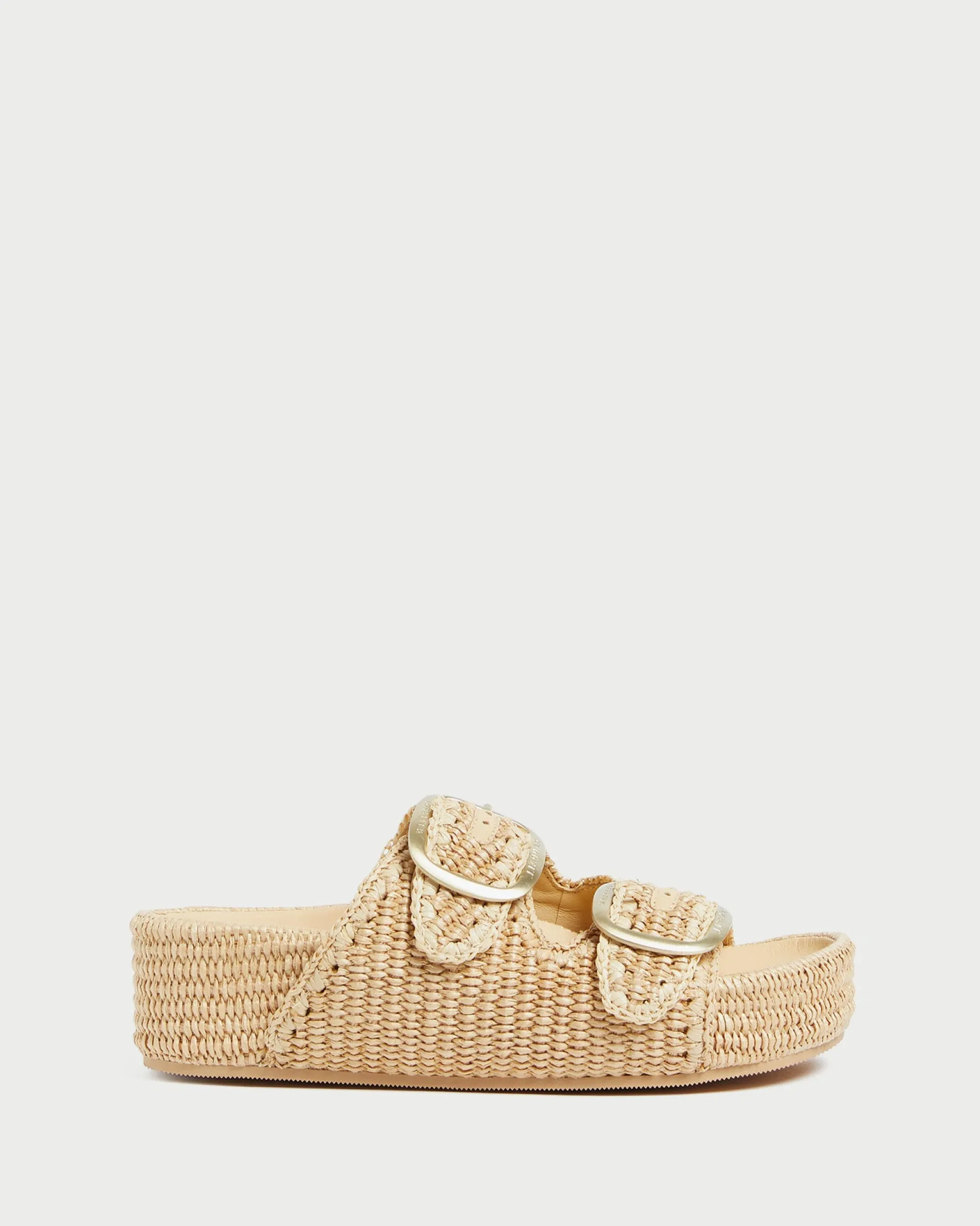 Theo Natural Straw Footbed Sandal