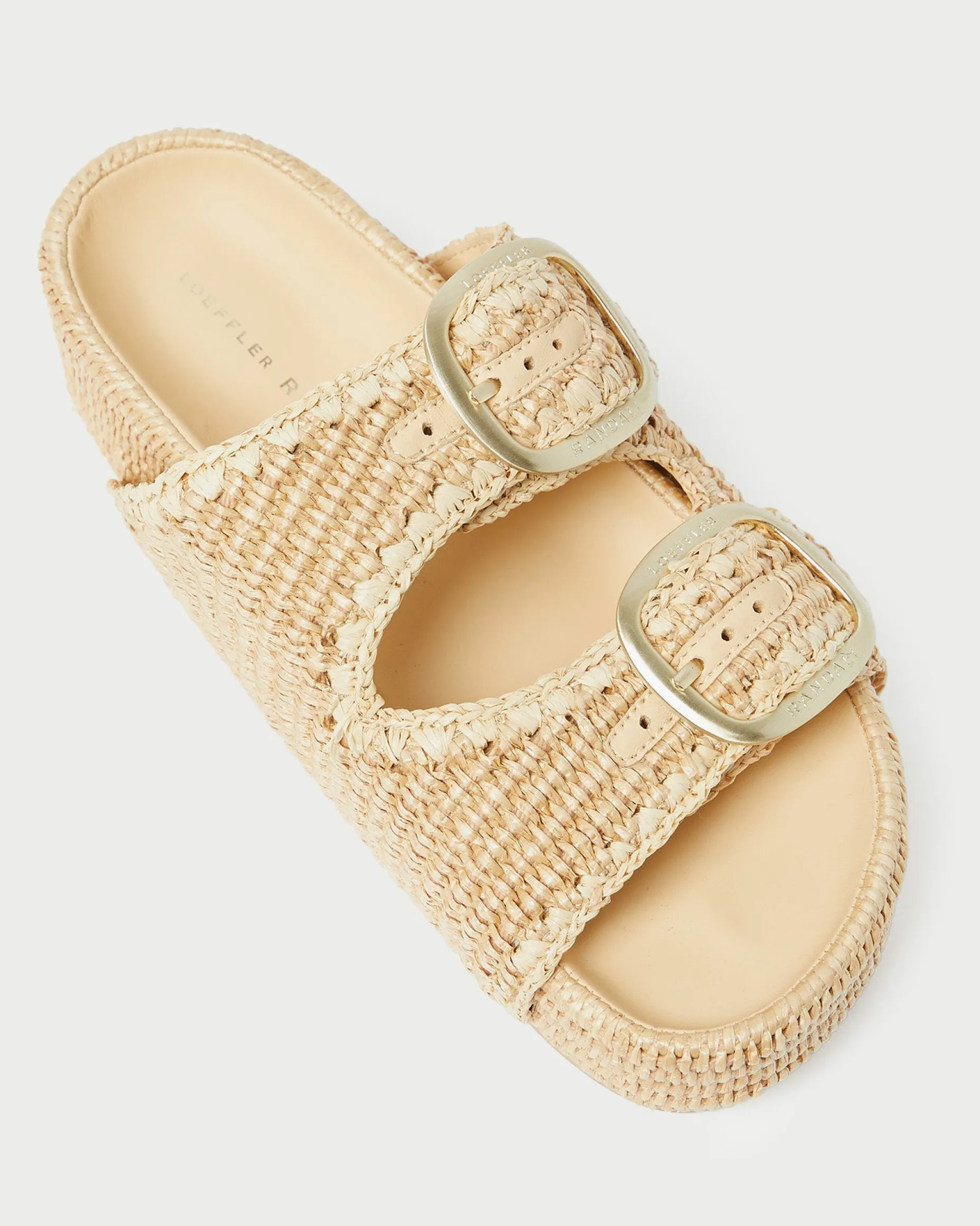 Theo Natural Straw Footbed Sandal