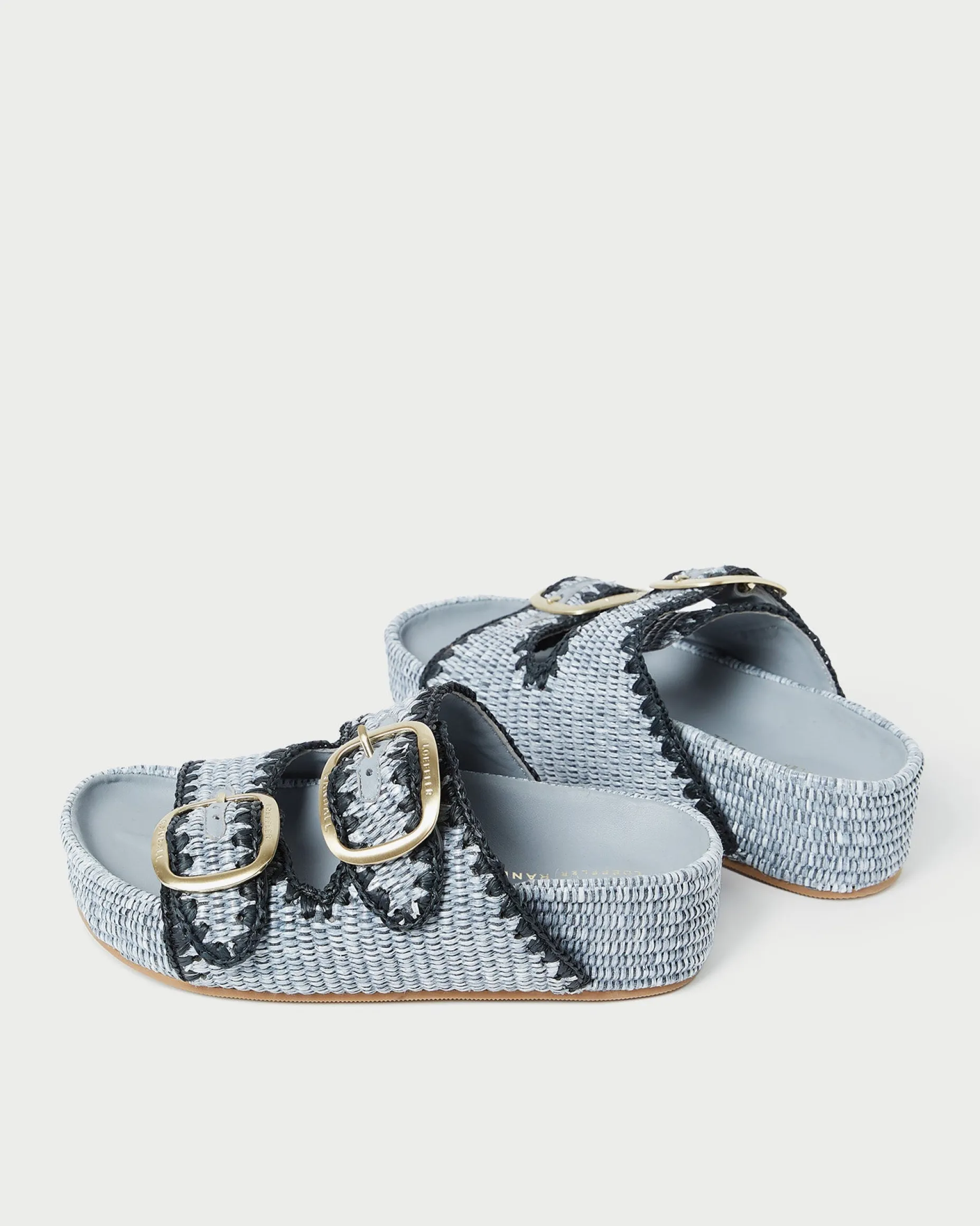 Theo Natural Straw Footbed Sandal