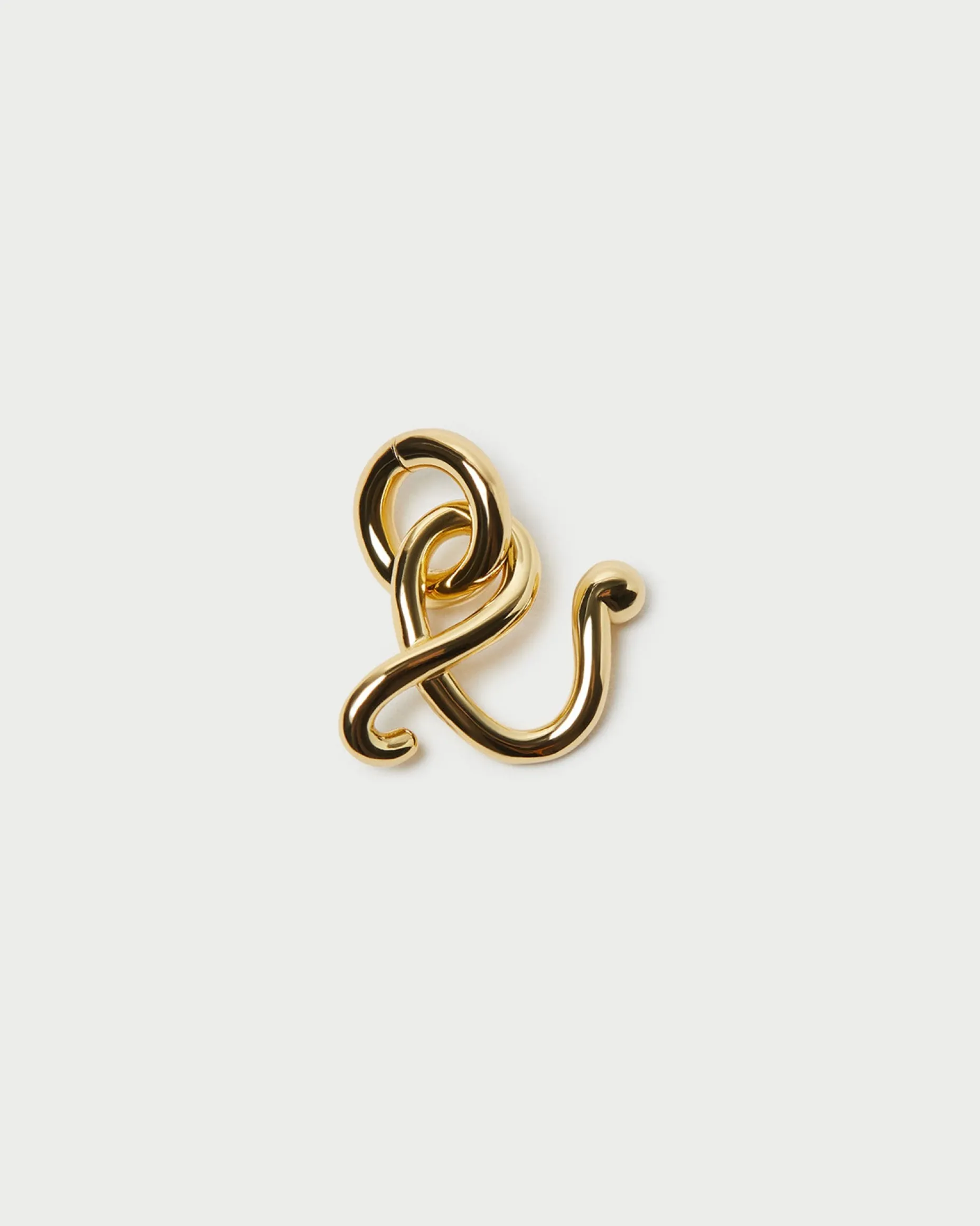 Small Gold Letter "H" Charm