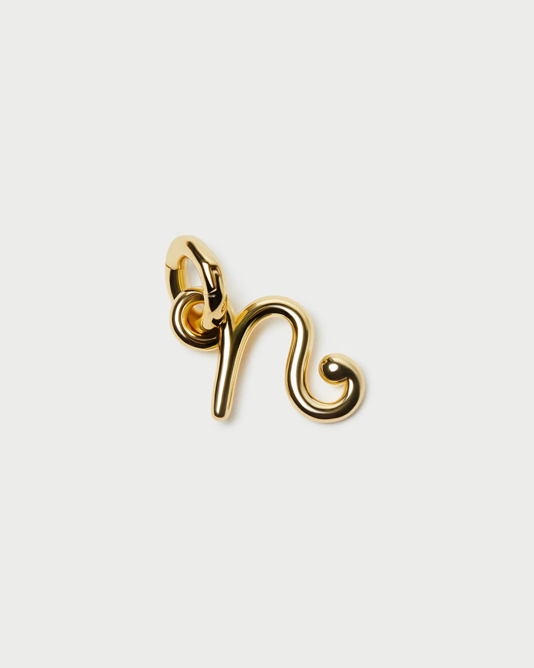 Small Gold Letter "J" Charm
