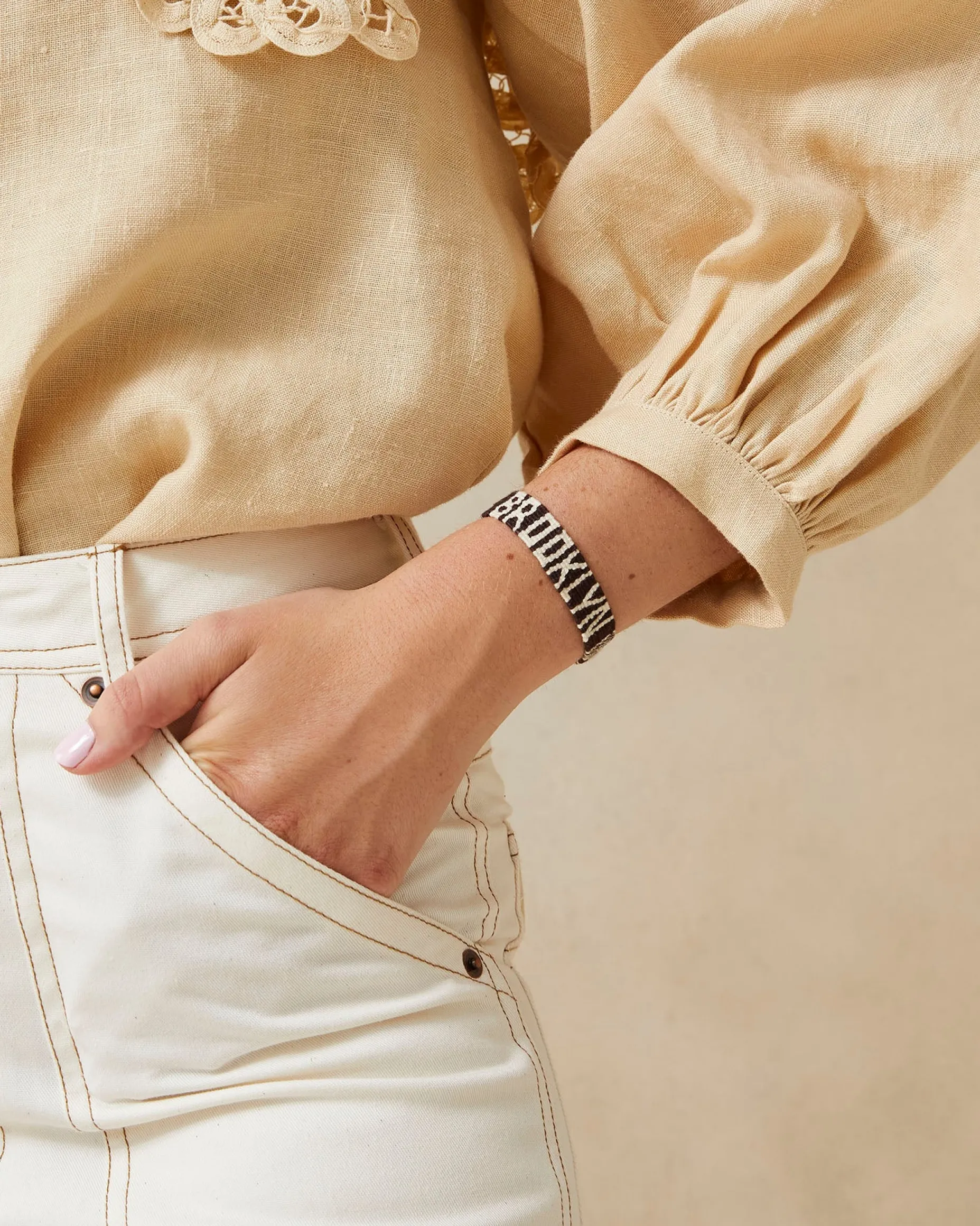 Mayan Hands Chocolate Brooklyn Bracelet