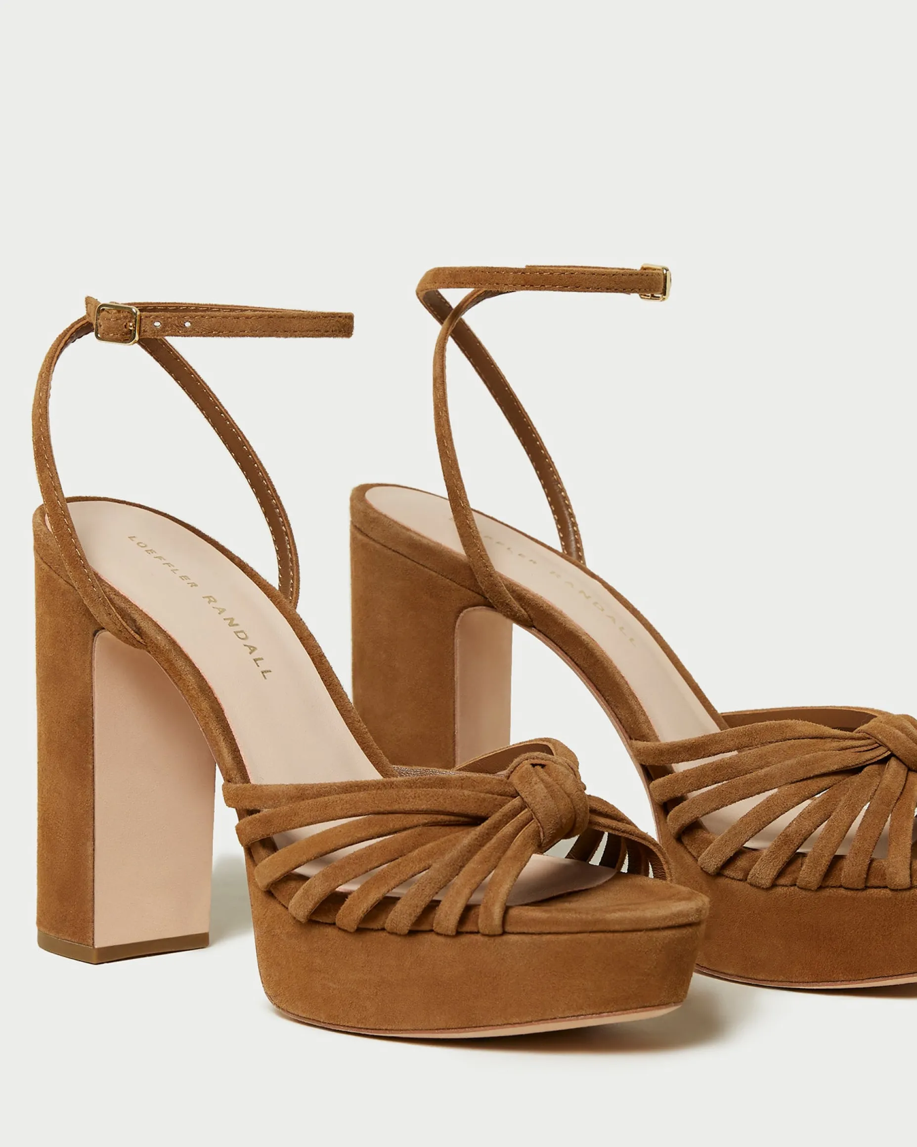 Rivka Cacao Knot Platform Sandal