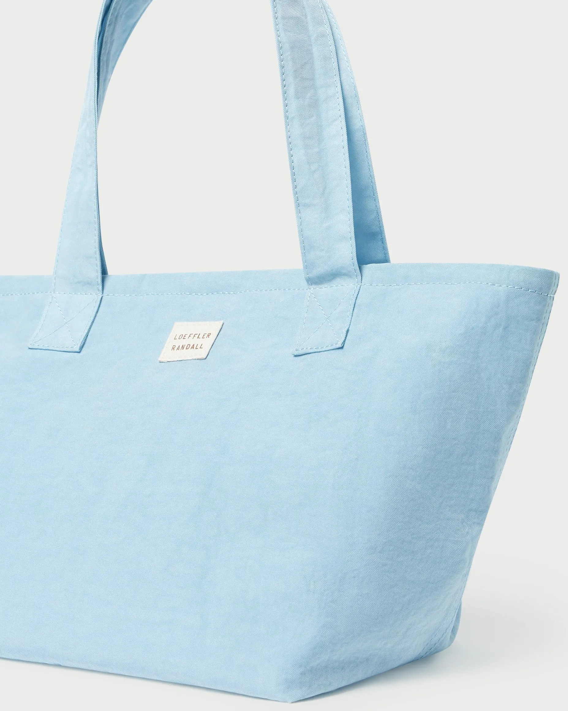 Ellis Light Blue Packable Tote