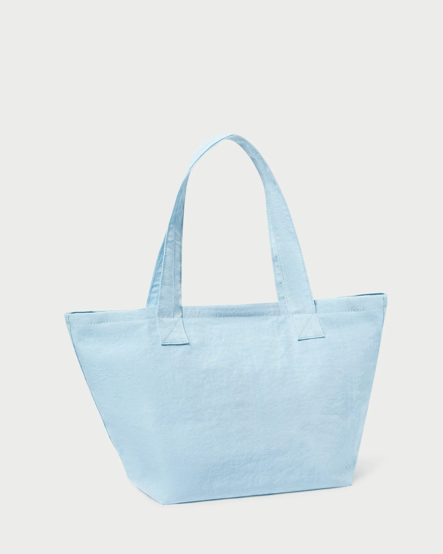 Ellis Light Blue Packable Tote
