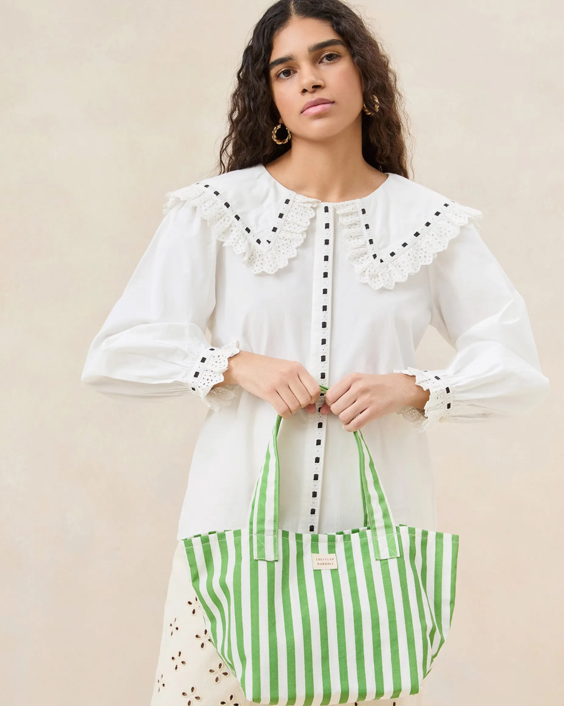 Ellis Light Blue Packable Tote