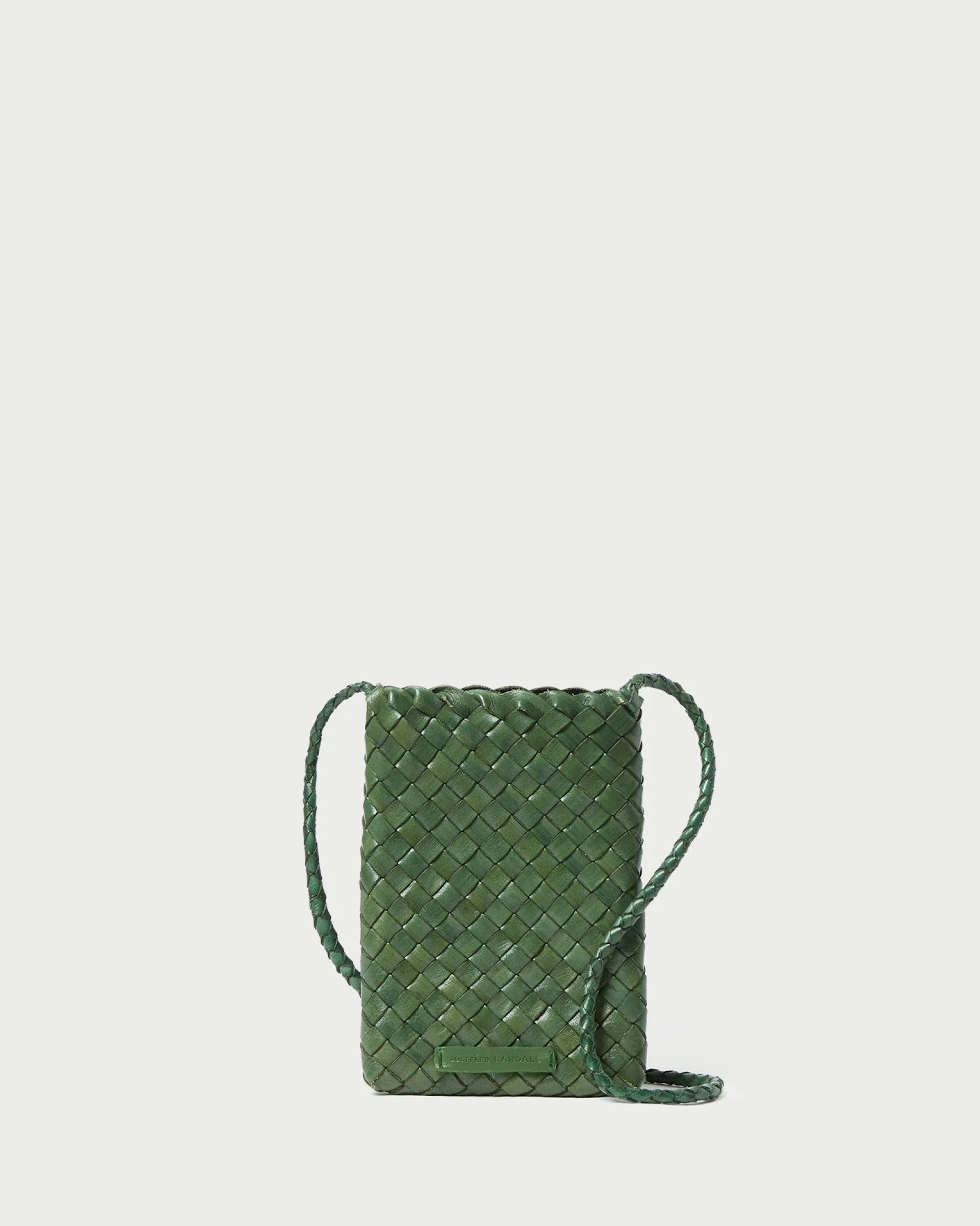 Grace Emerald Woven Crossbody
