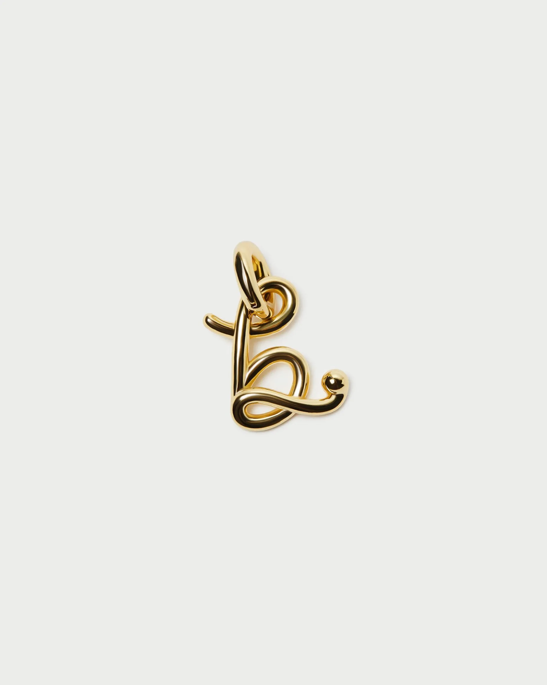 Small Gold Letter "O" Charm