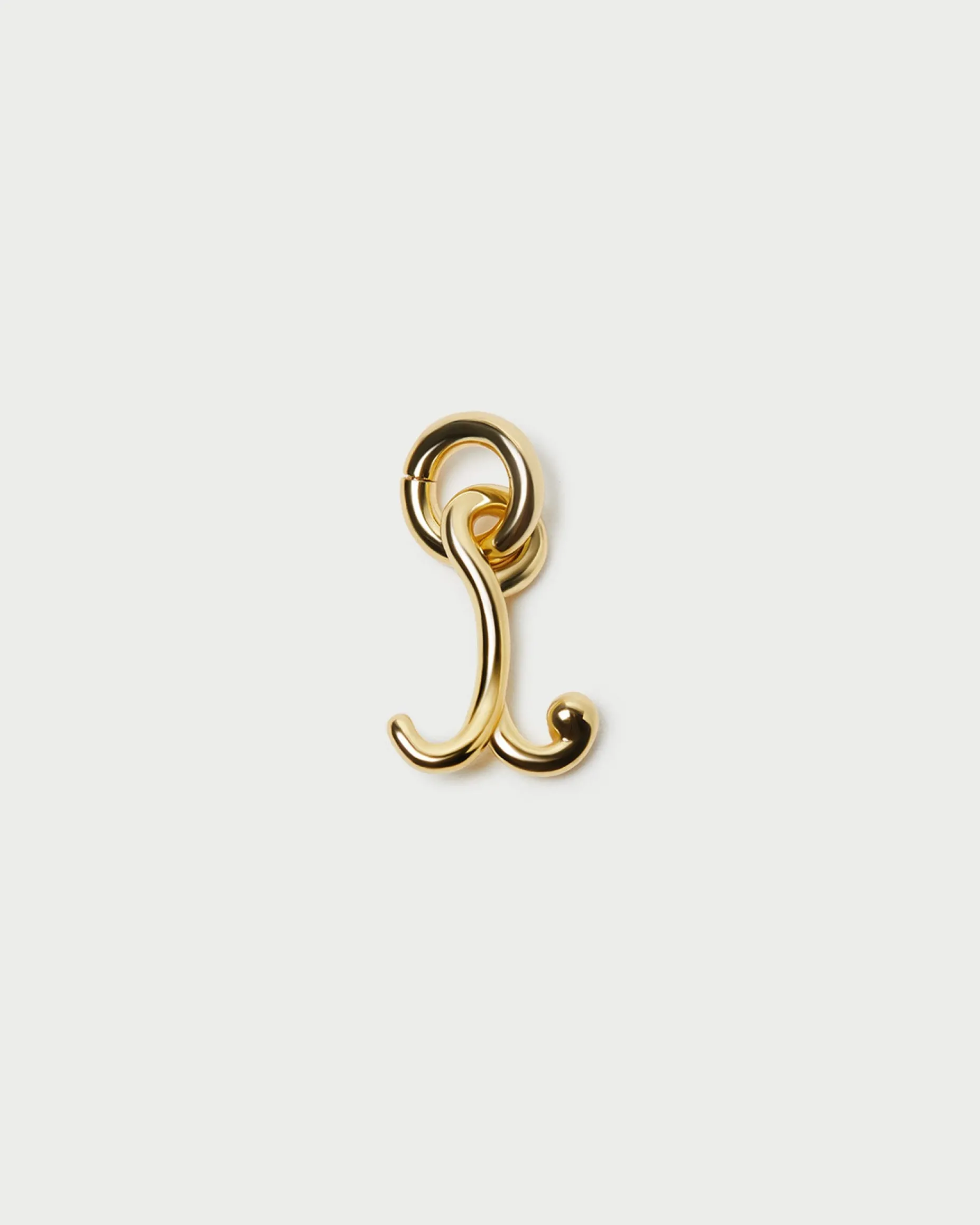 Small Gold Letter "O" Charm