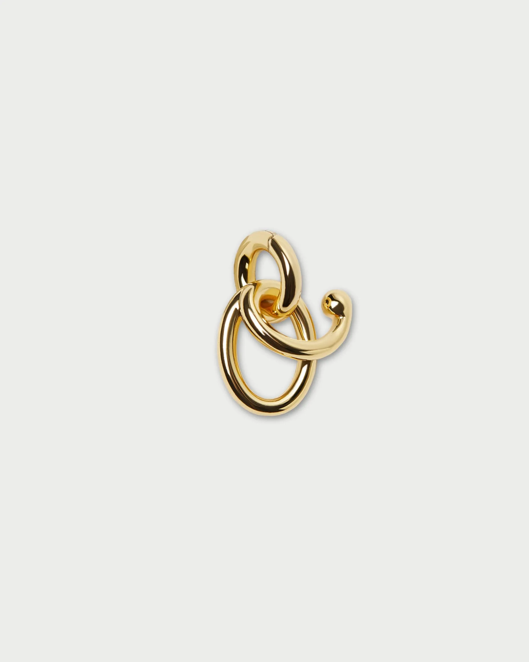 Small Gold Letter "N" Charm