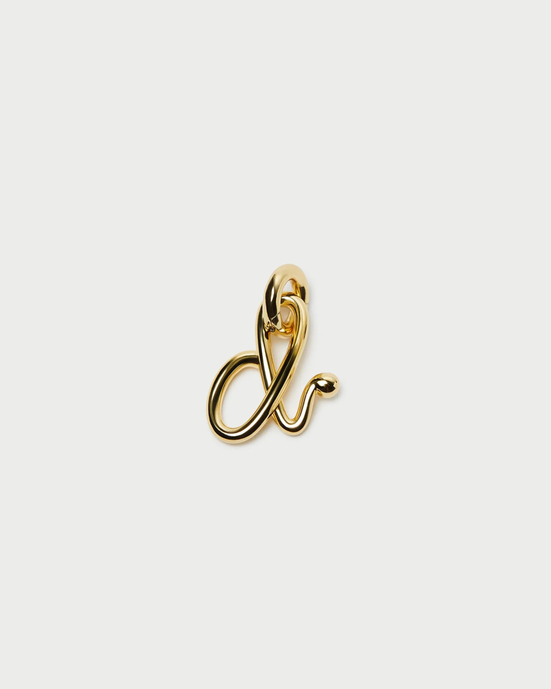 Small Gold Letter "M" Charm