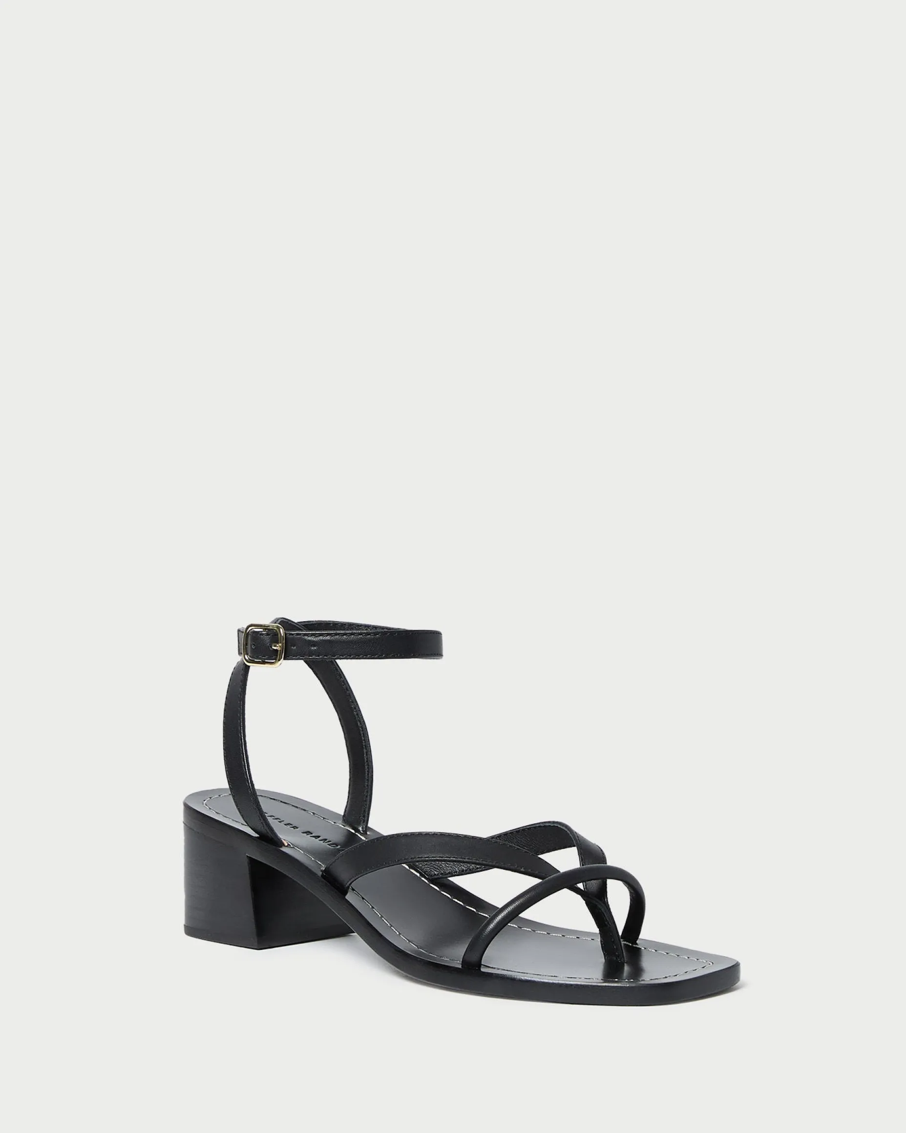 Eloise Espresso Leather Heeled Sandal