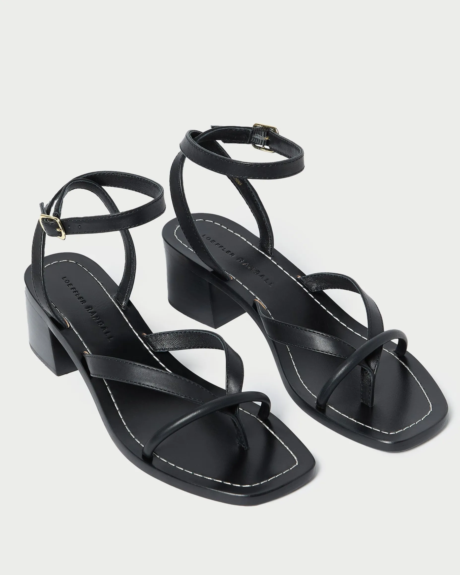 Eloise Espresso Leather Heeled Sandal