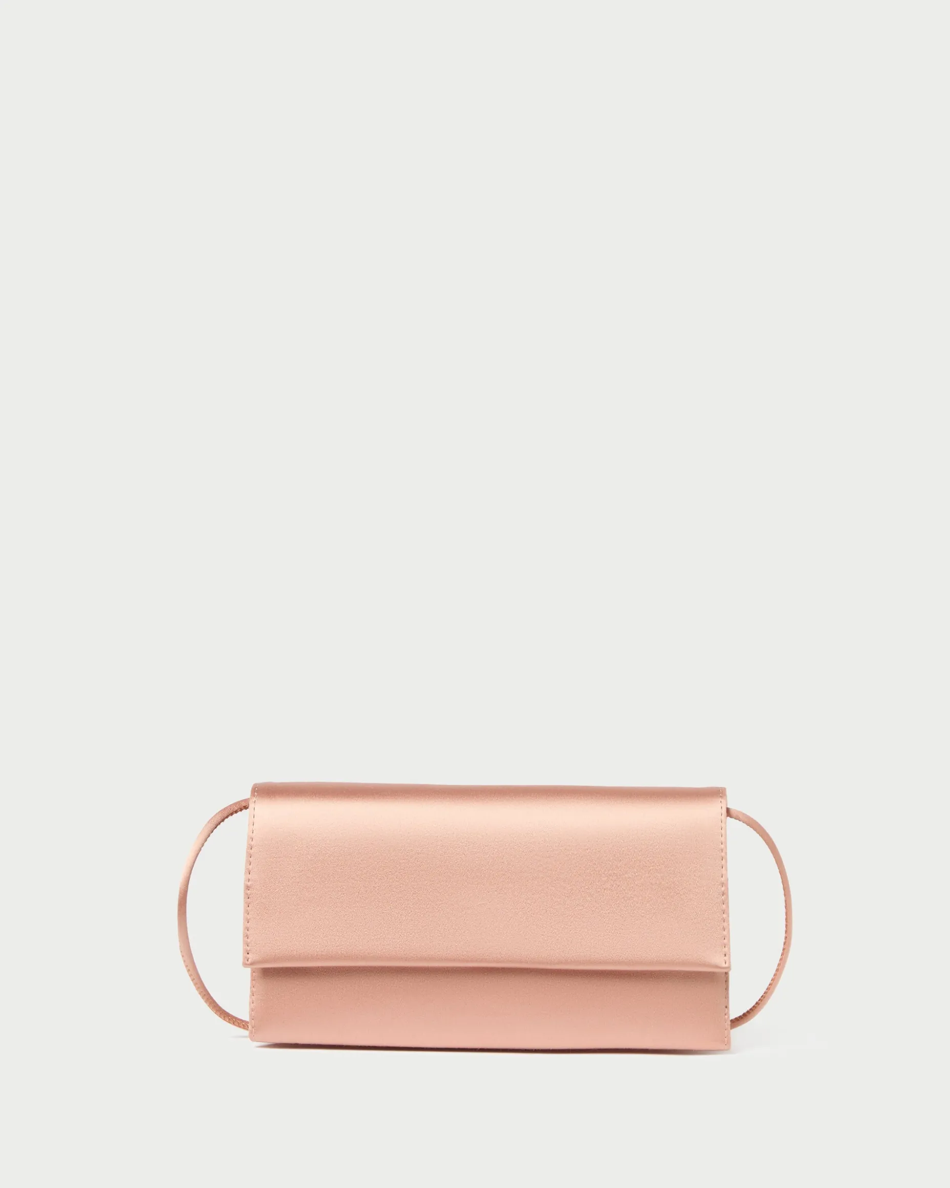 Charlee Blush Satin Shoulder Bag