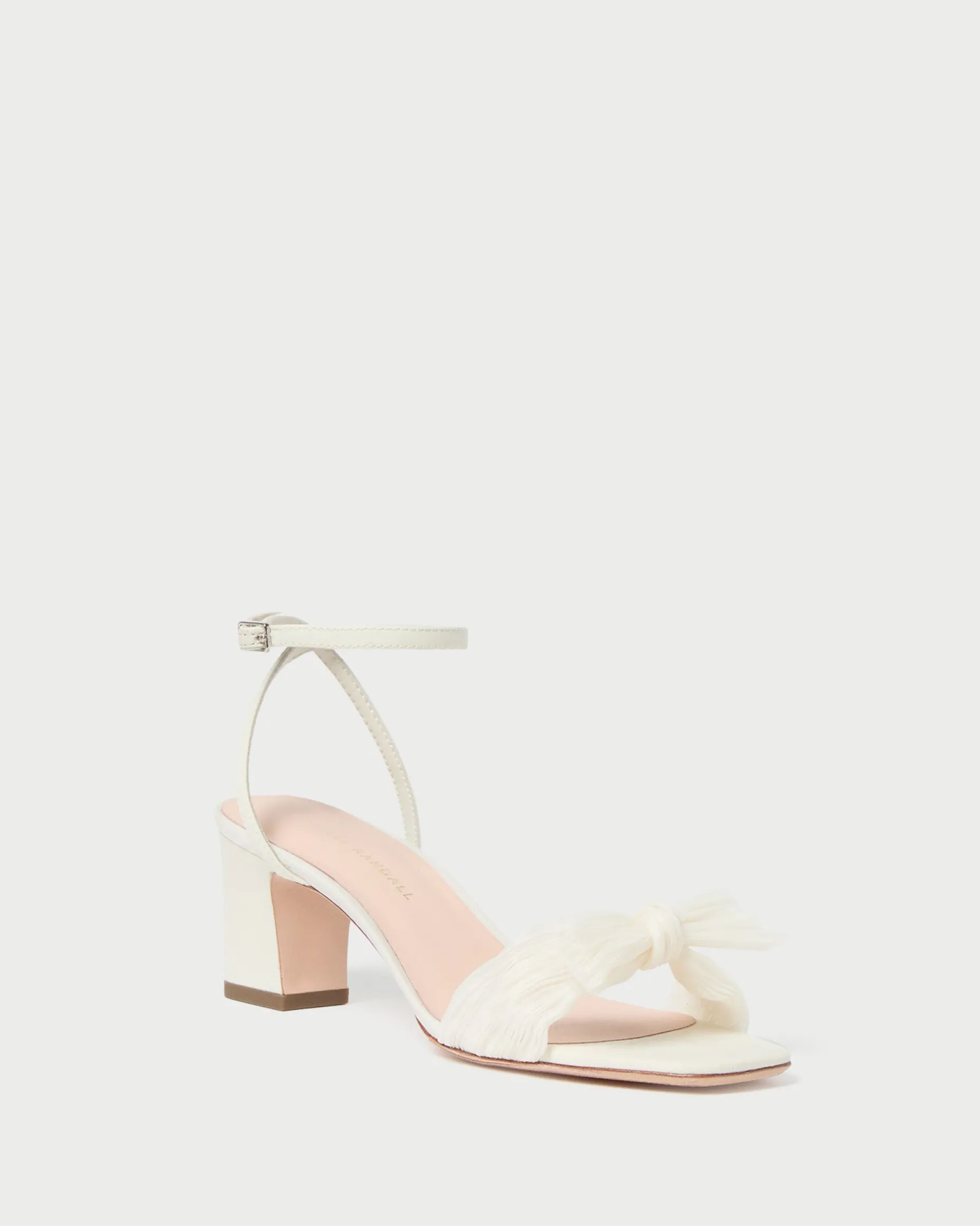 Kimora Pearl Pleated Bow Heel