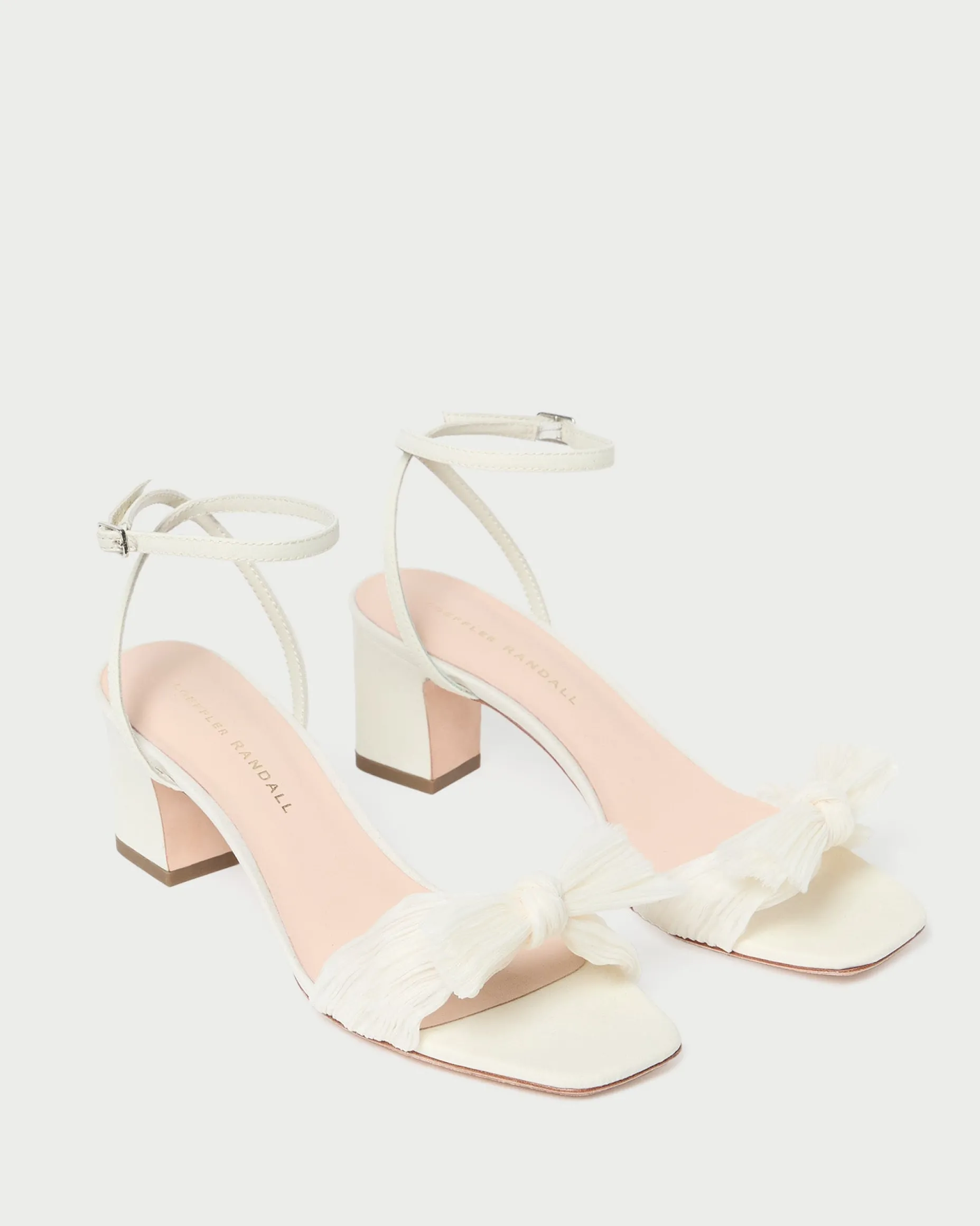 Kimora Pearl Pleated Bow Heel