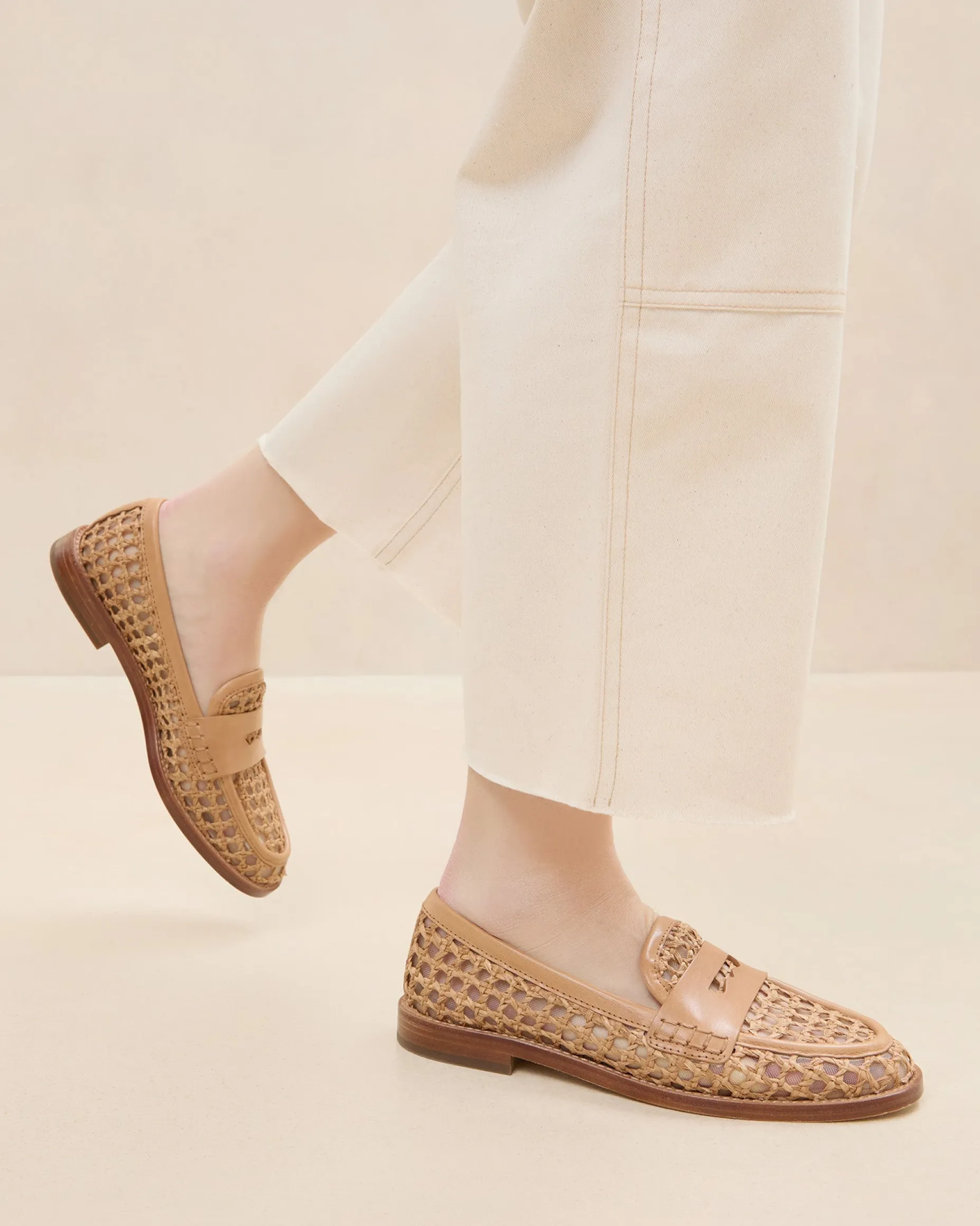 Rachel Natural Raffia Loafer