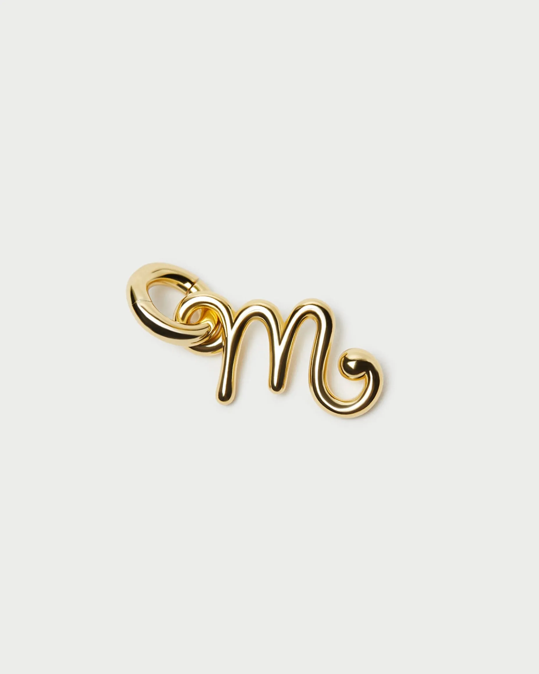 Small Gold Letter "P" Charm