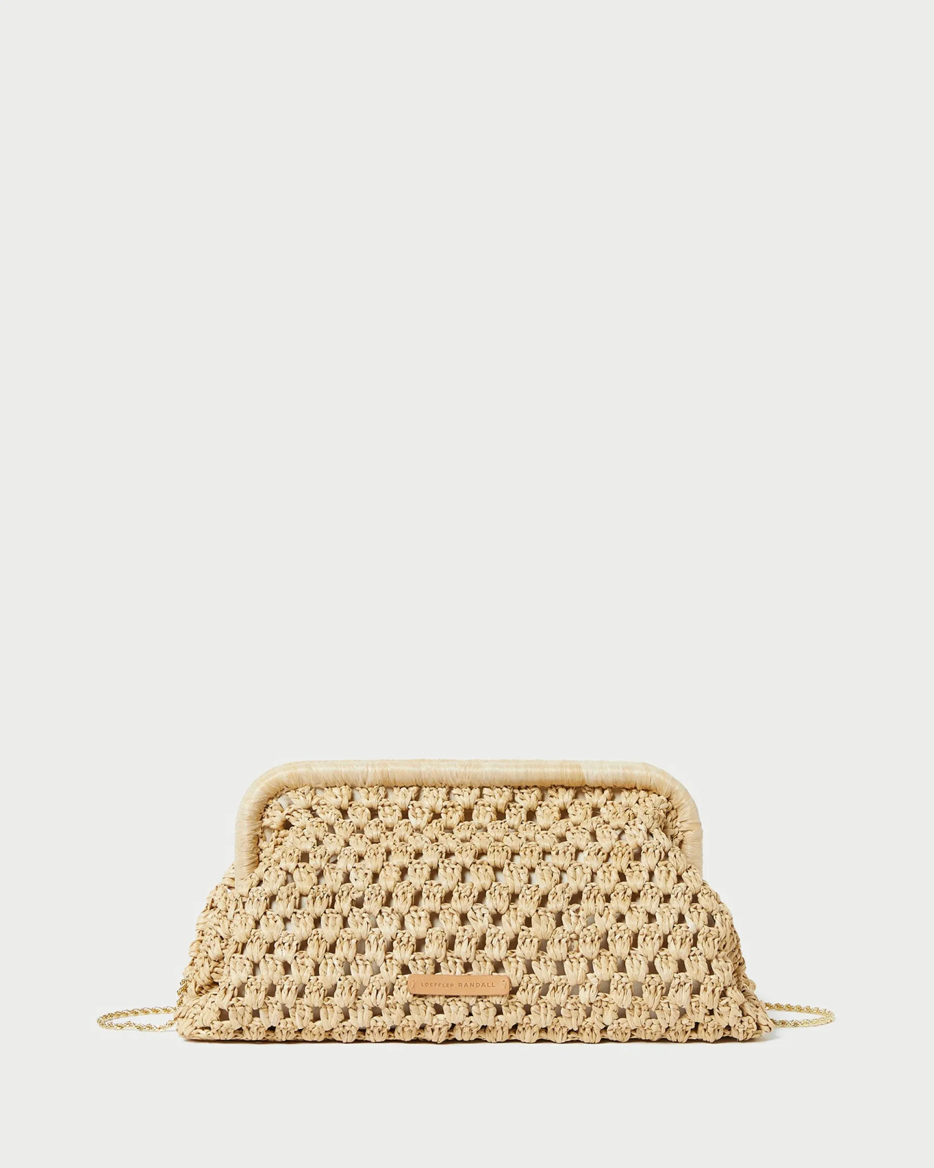 Trudie Natural Frame Clutch