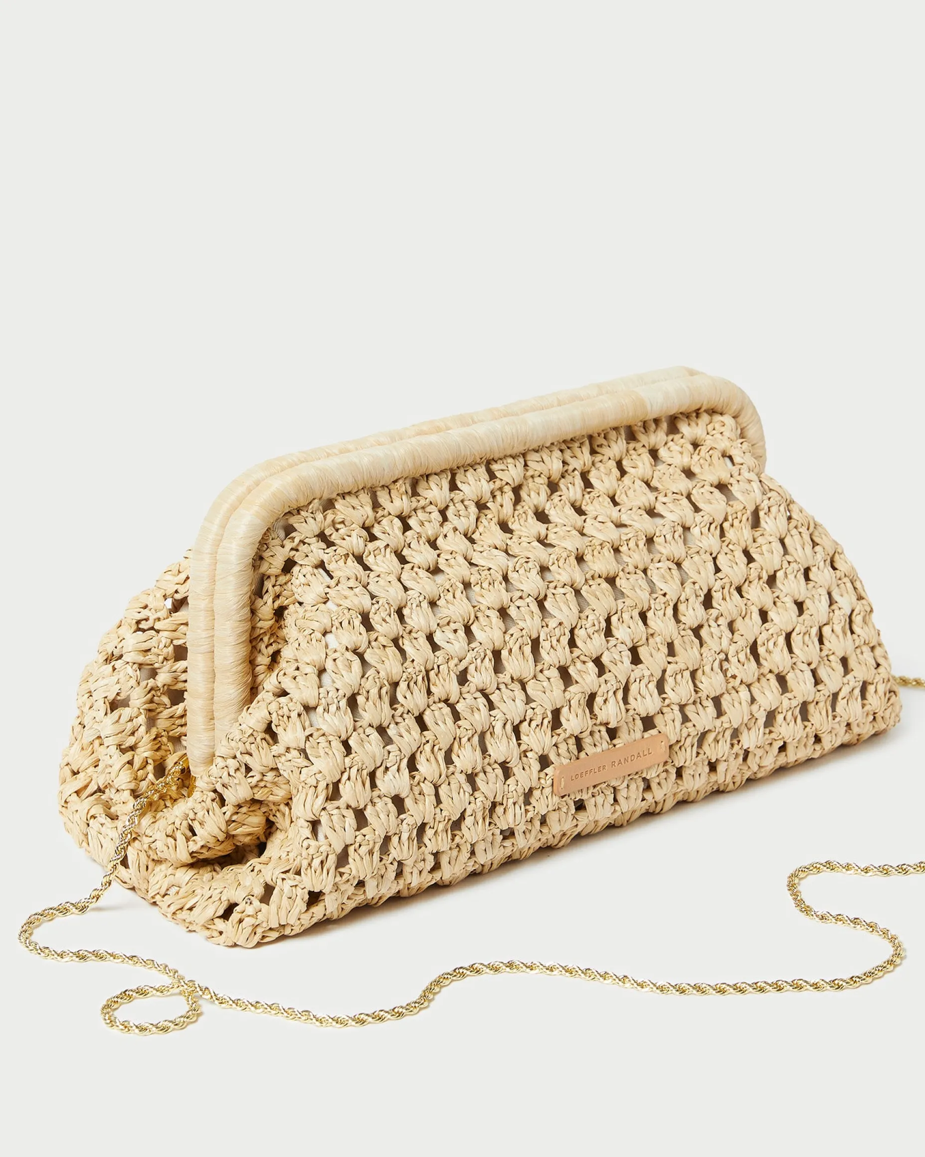 Trudie Natural Frame Clutch