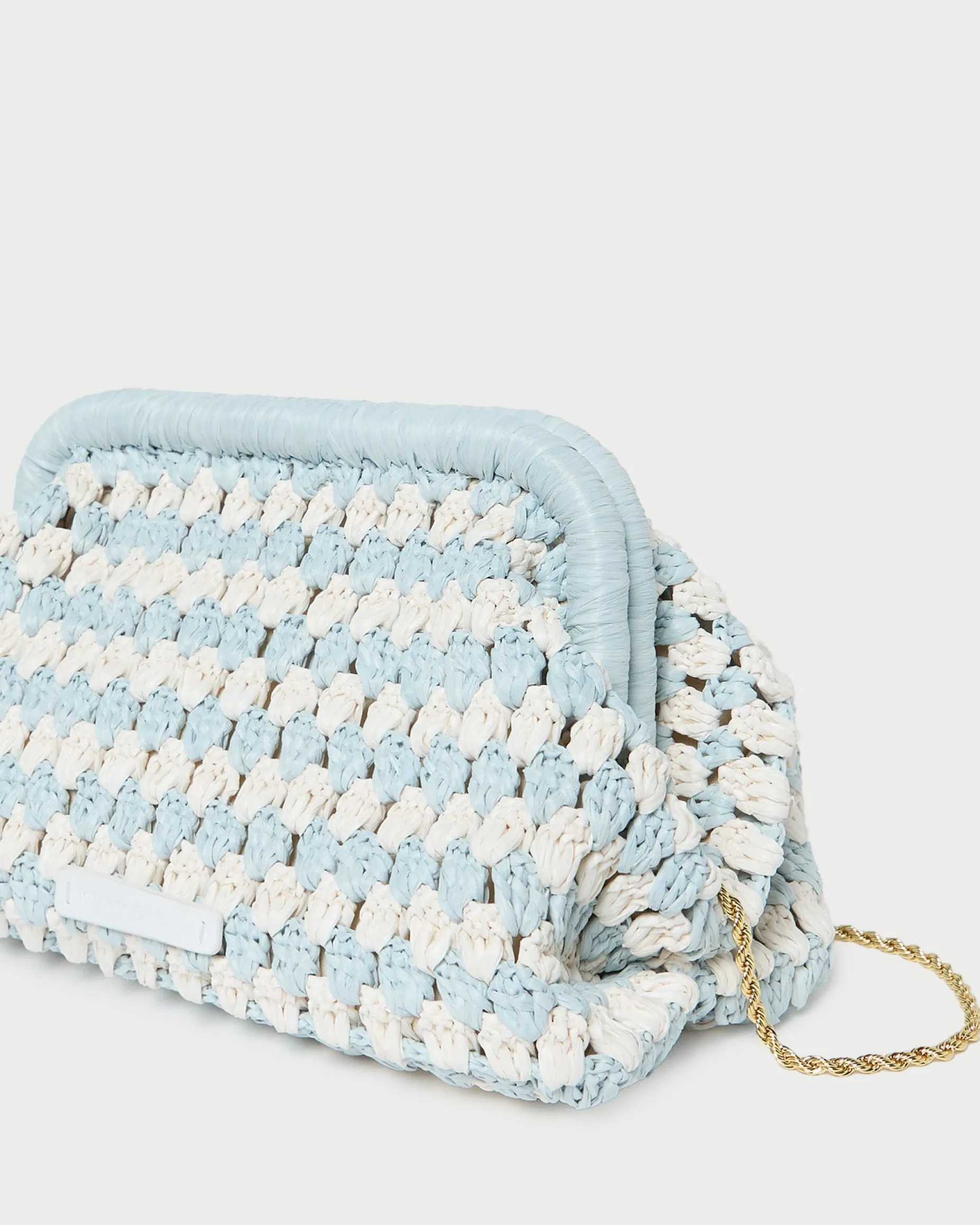 Glenda Green/Cream Crochet Clutch