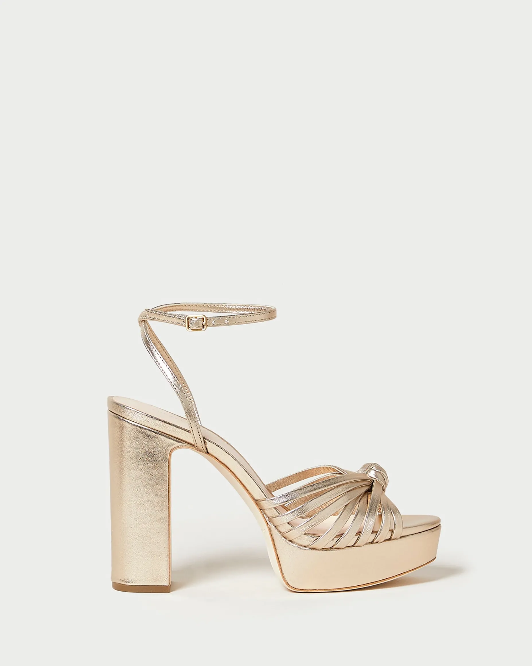 Rivka Cream Knot Platform Sandal