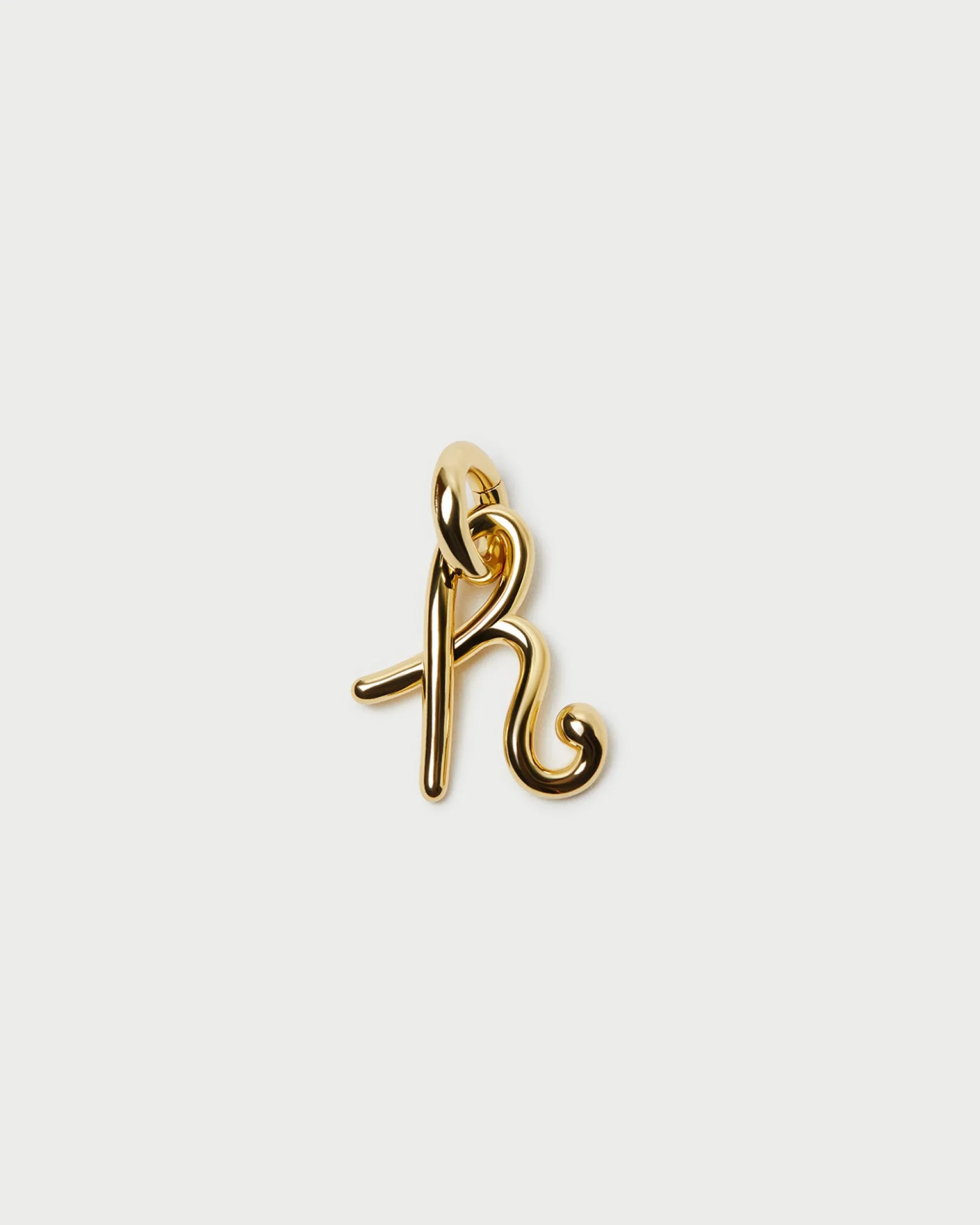 Small Gold Letter "S" Charm