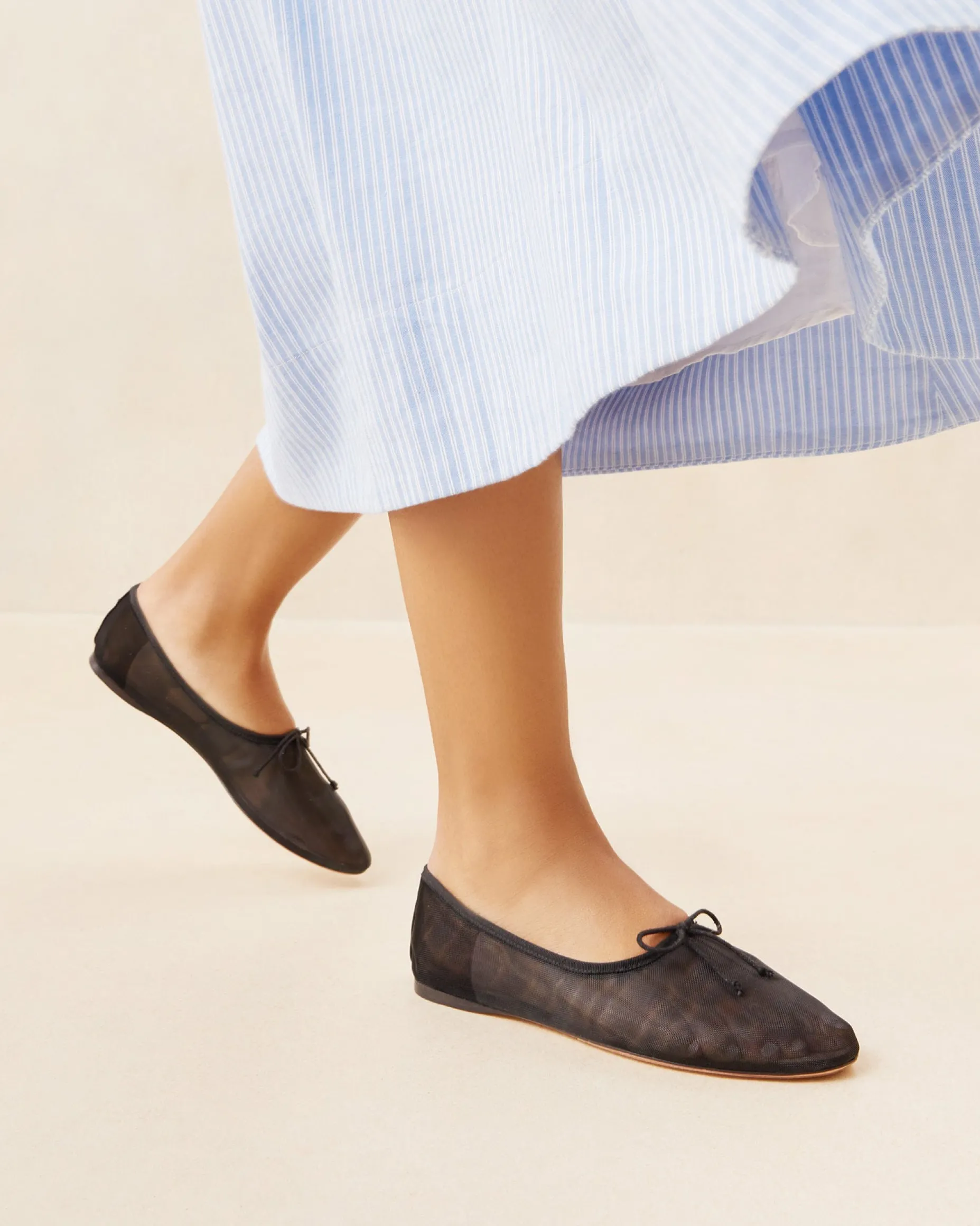 Landon Ballet Leather Ballet Flat