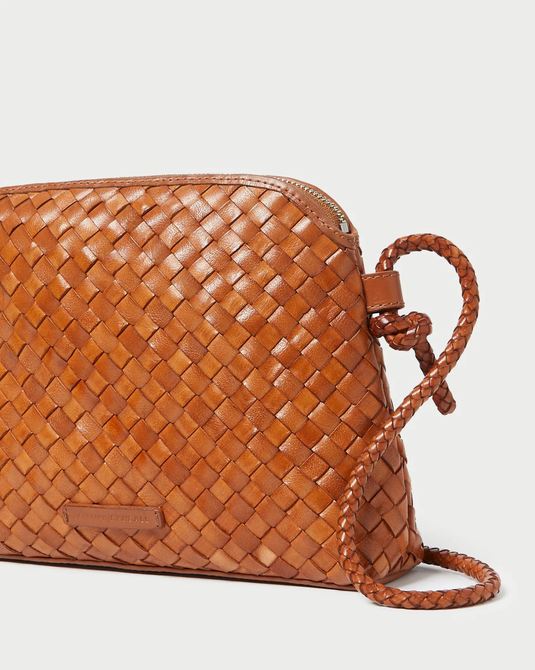 Mallory Desert Sand Woven Crossbody