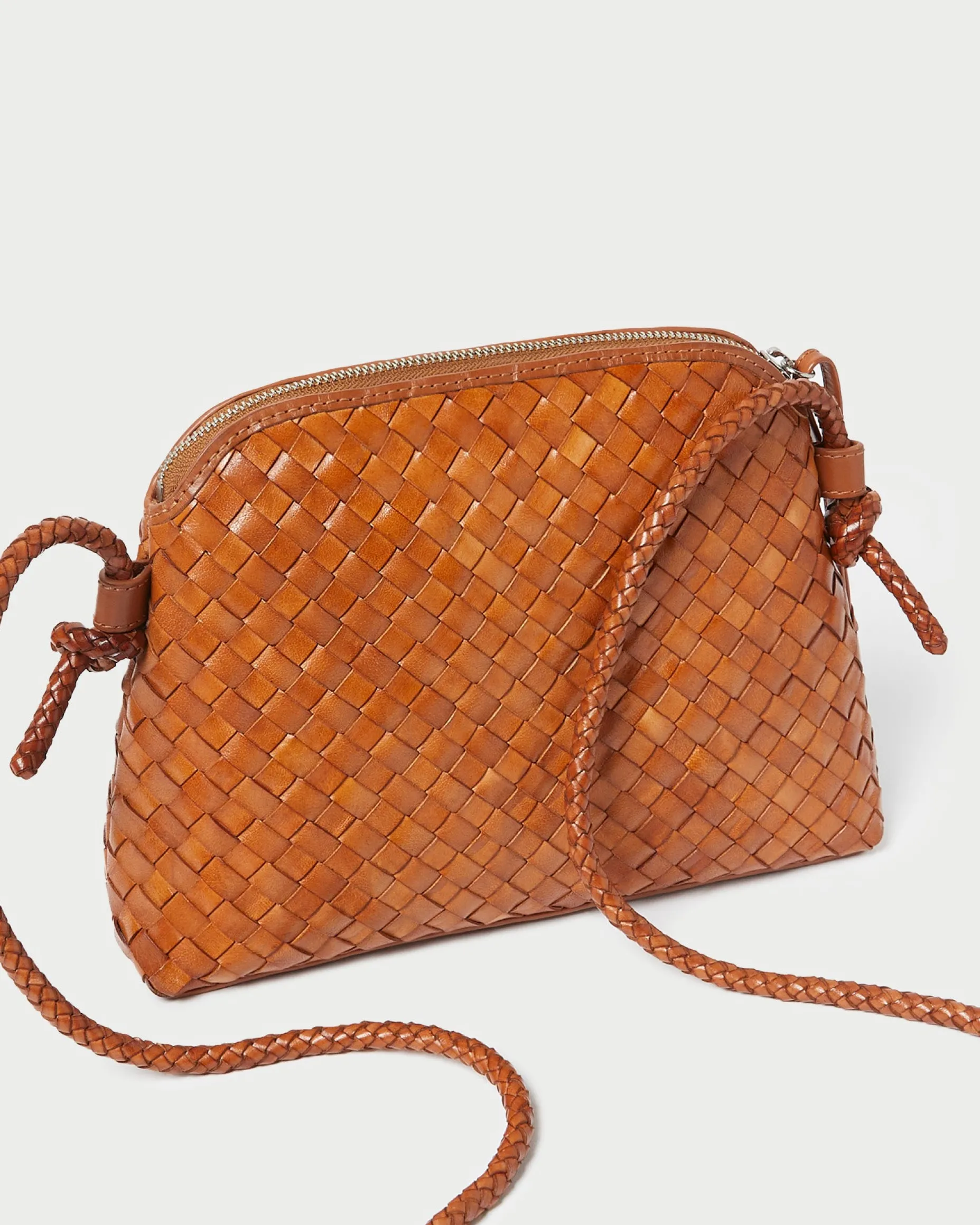 Mallory Desert Sand Woven Crossbody