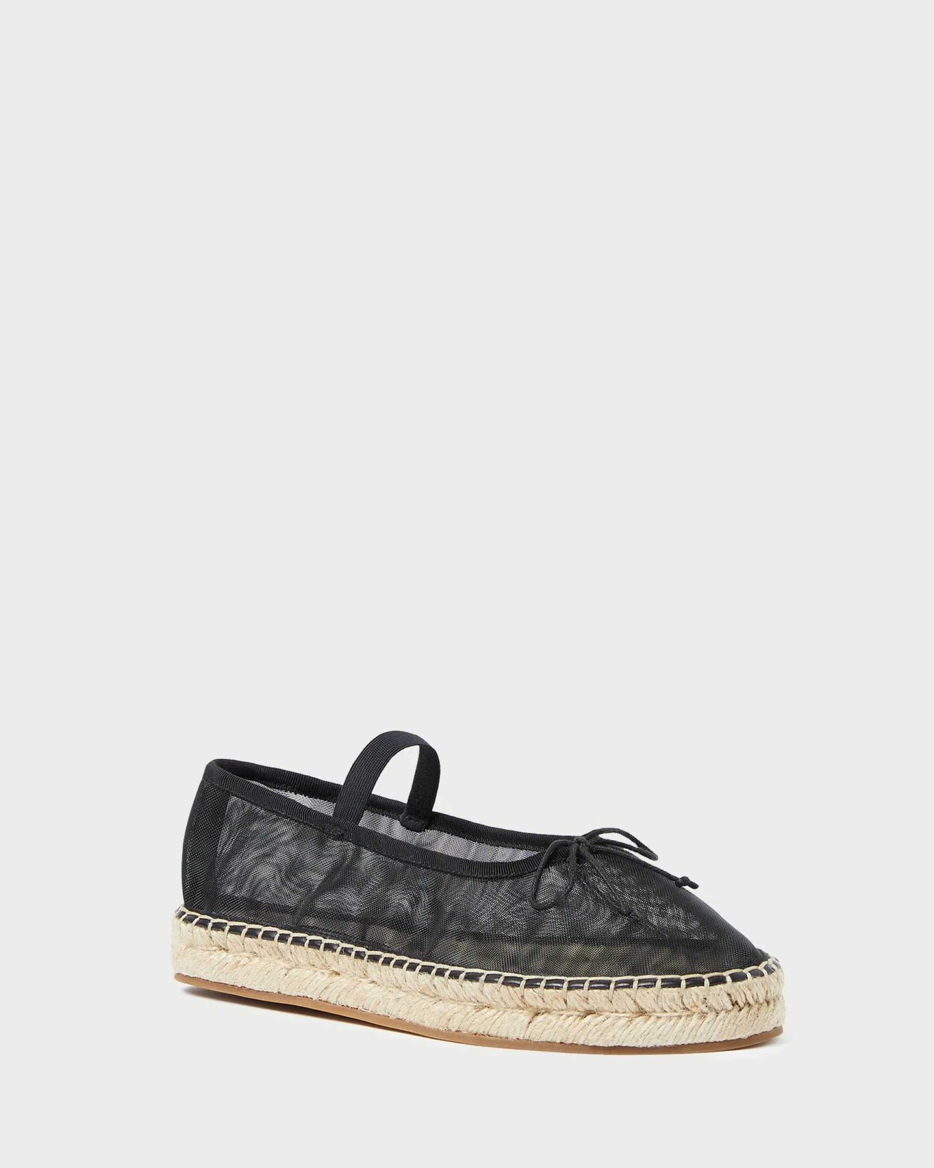 Kayla Black Mesh Ballet Espadrille