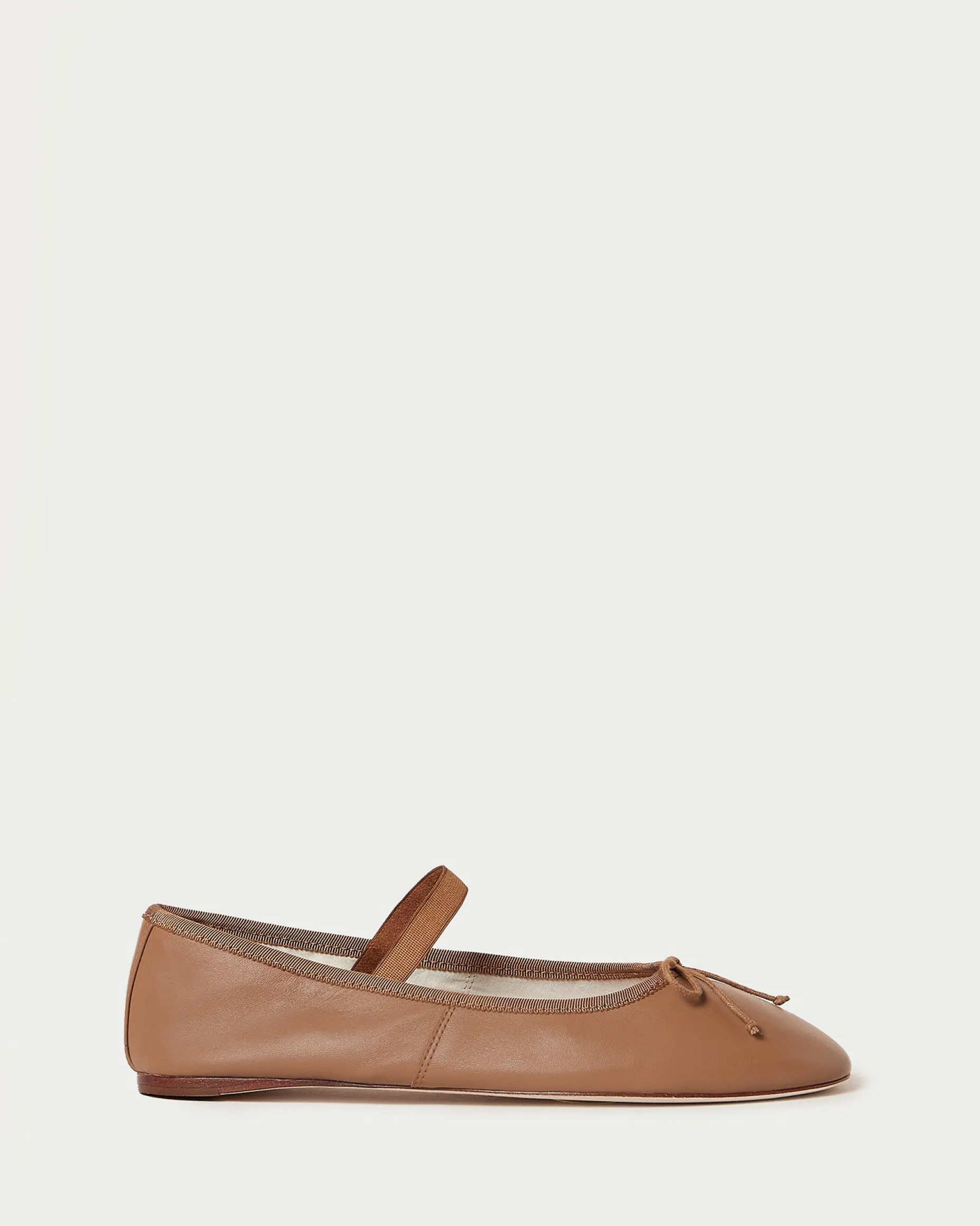 Leonie Caramel/Crystal Ballet Flat