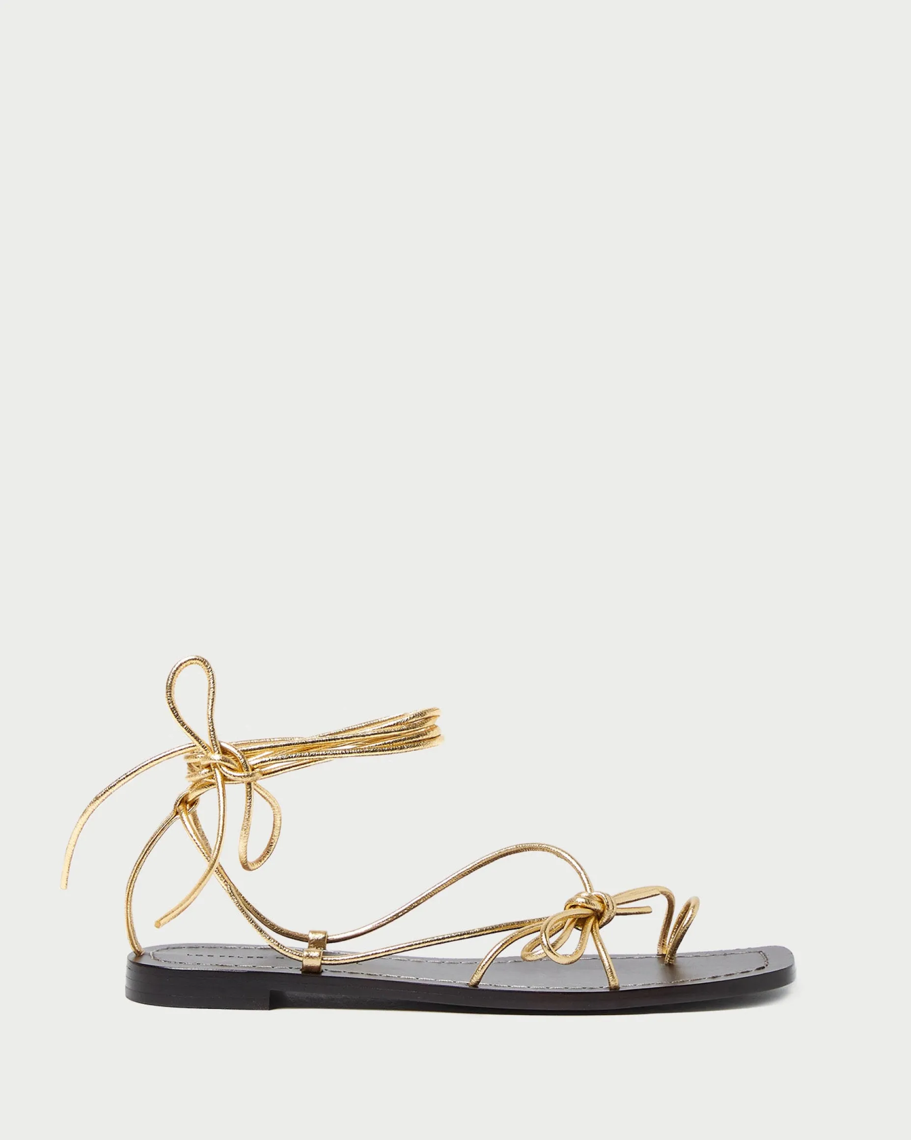 Jude Timber Leather Flat Sandal