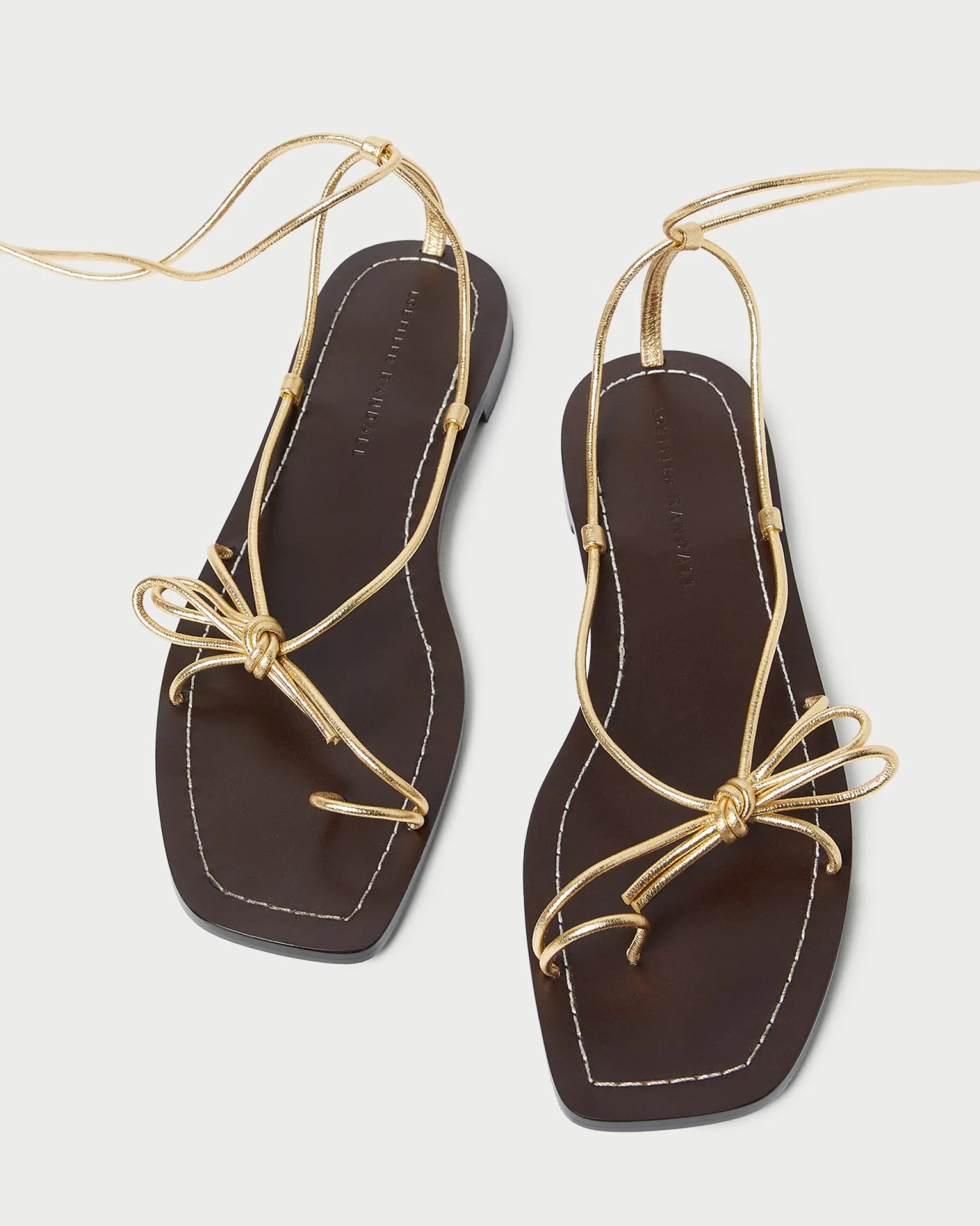 Jude Timber Leather Flat Sandal