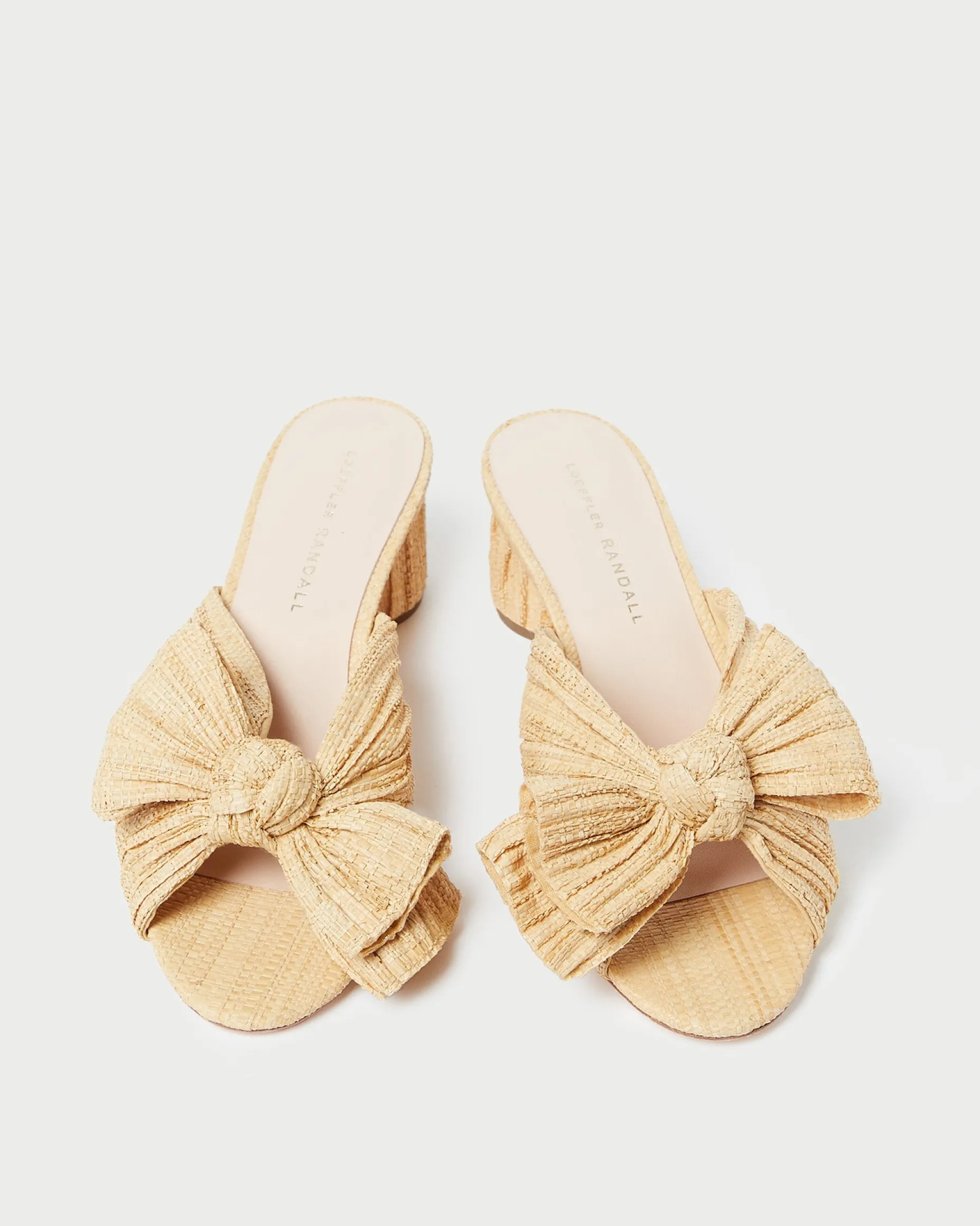 Emilia Sage Pleated Bow Heel