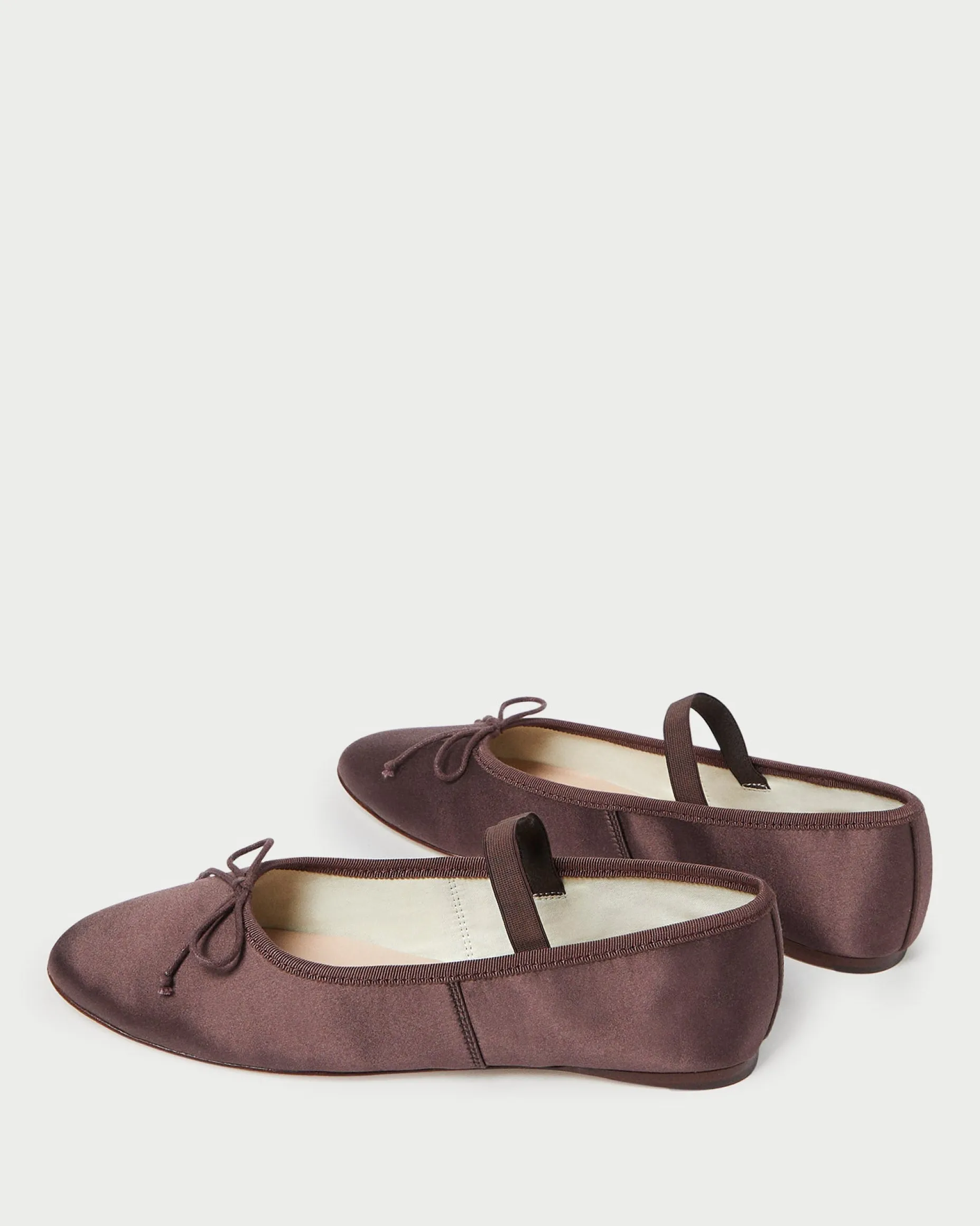 Leonie Chocolate Leather Ballet Flat