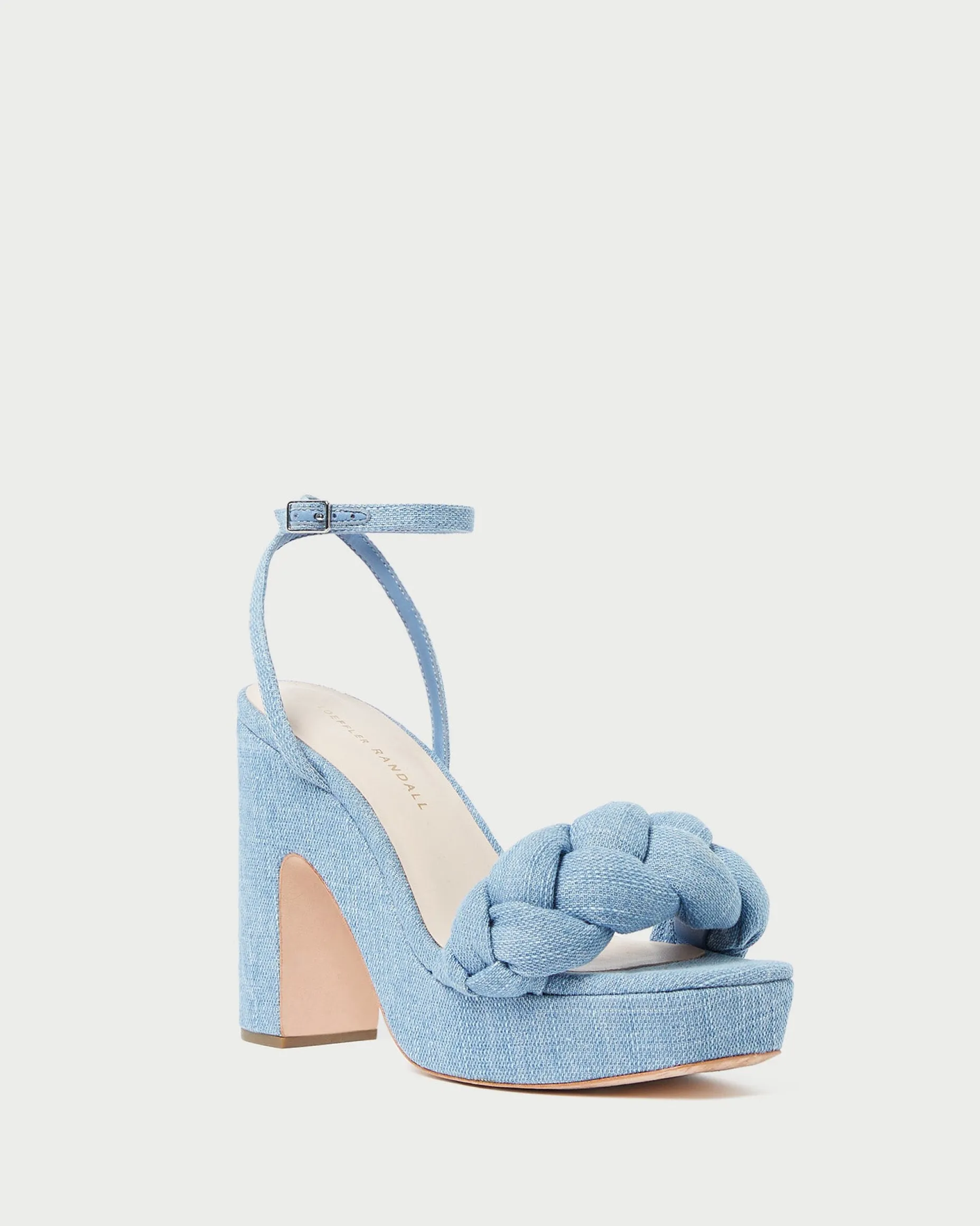 Fae Blue Denim Platform Heel