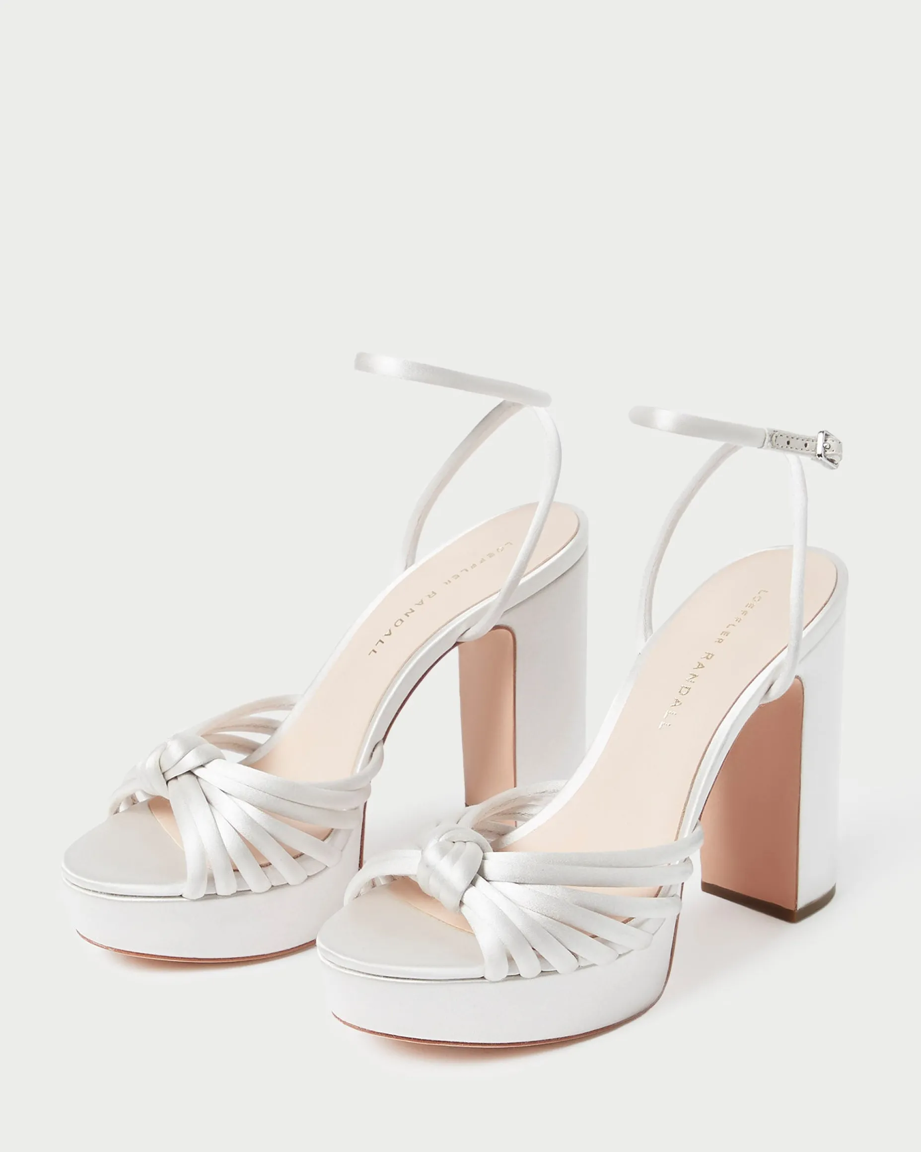 Rivka Champagne Knot Platform Sandal