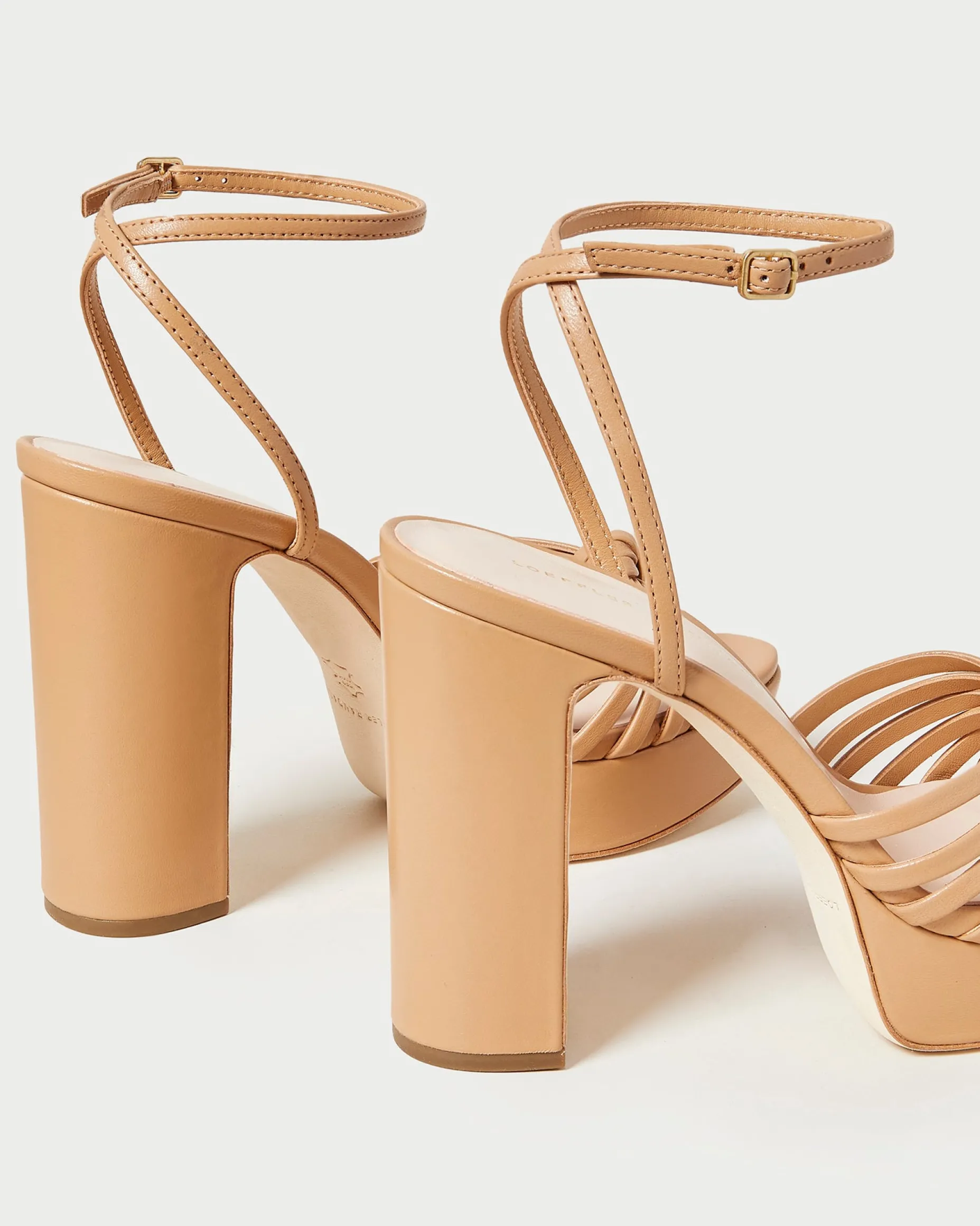 Rivka Champagne Knot Platform Sandal