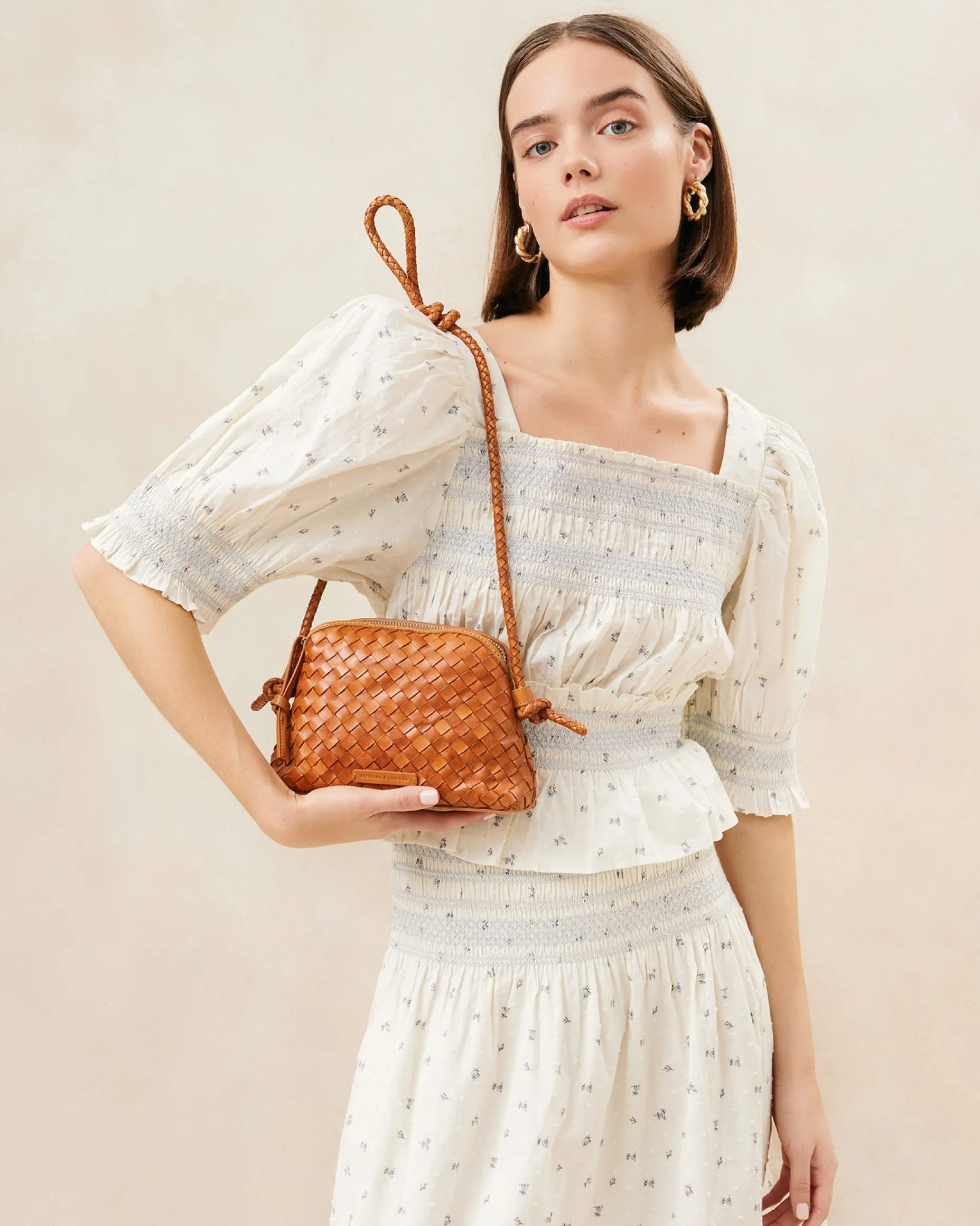 Marybeth Desert Sand Crossbody