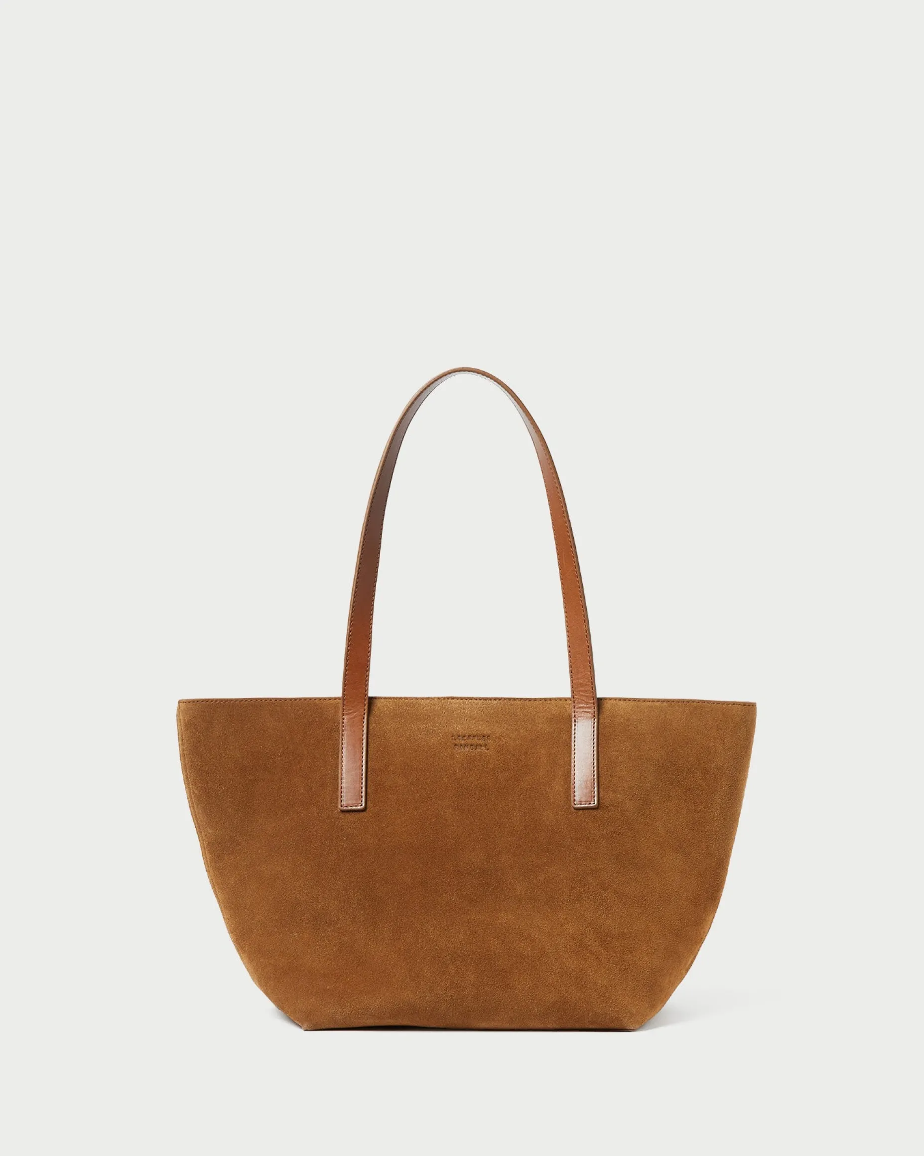 Easton Cacao Suede Medium Tote