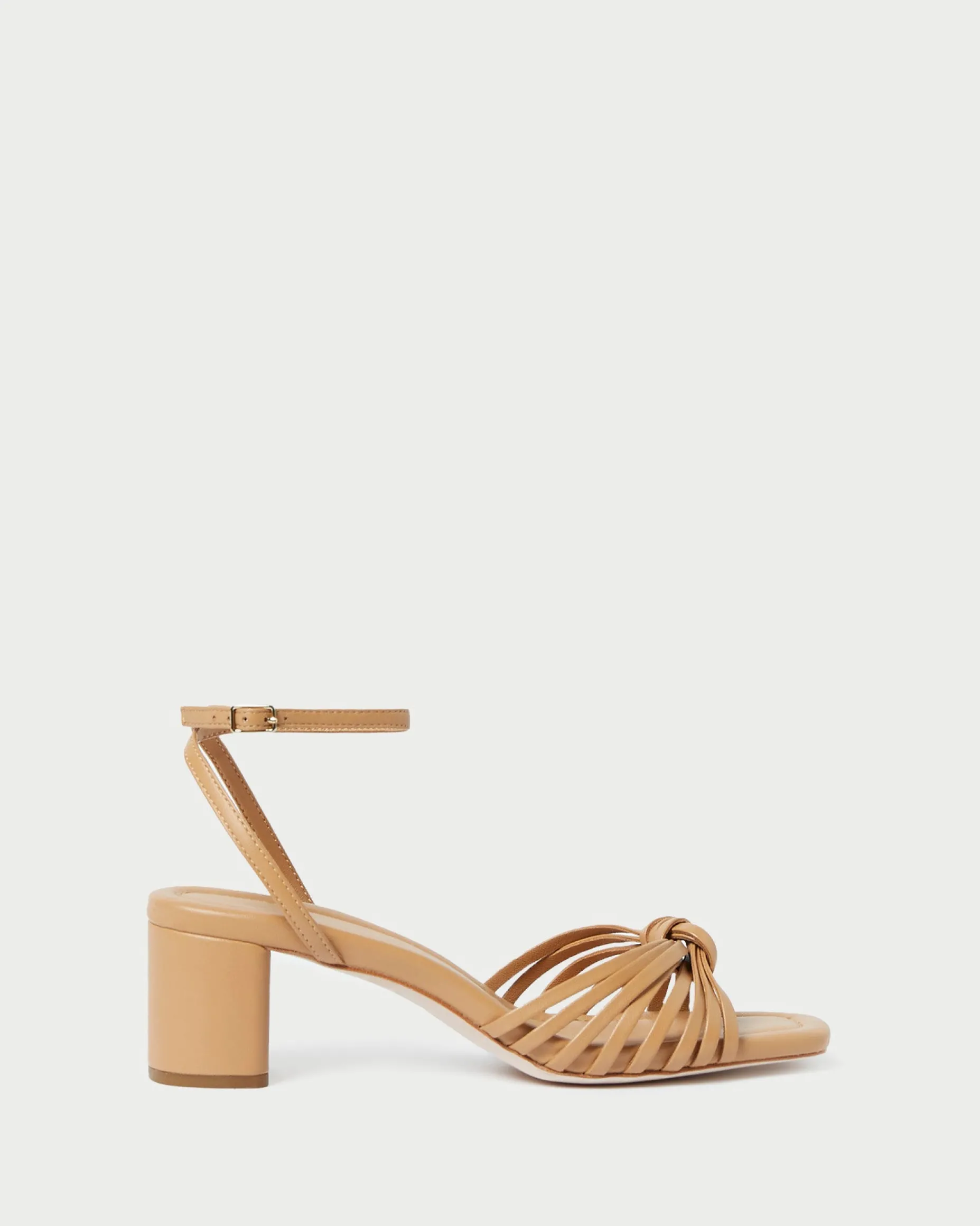Olivia Dune Knot Mid-Heel Sandal