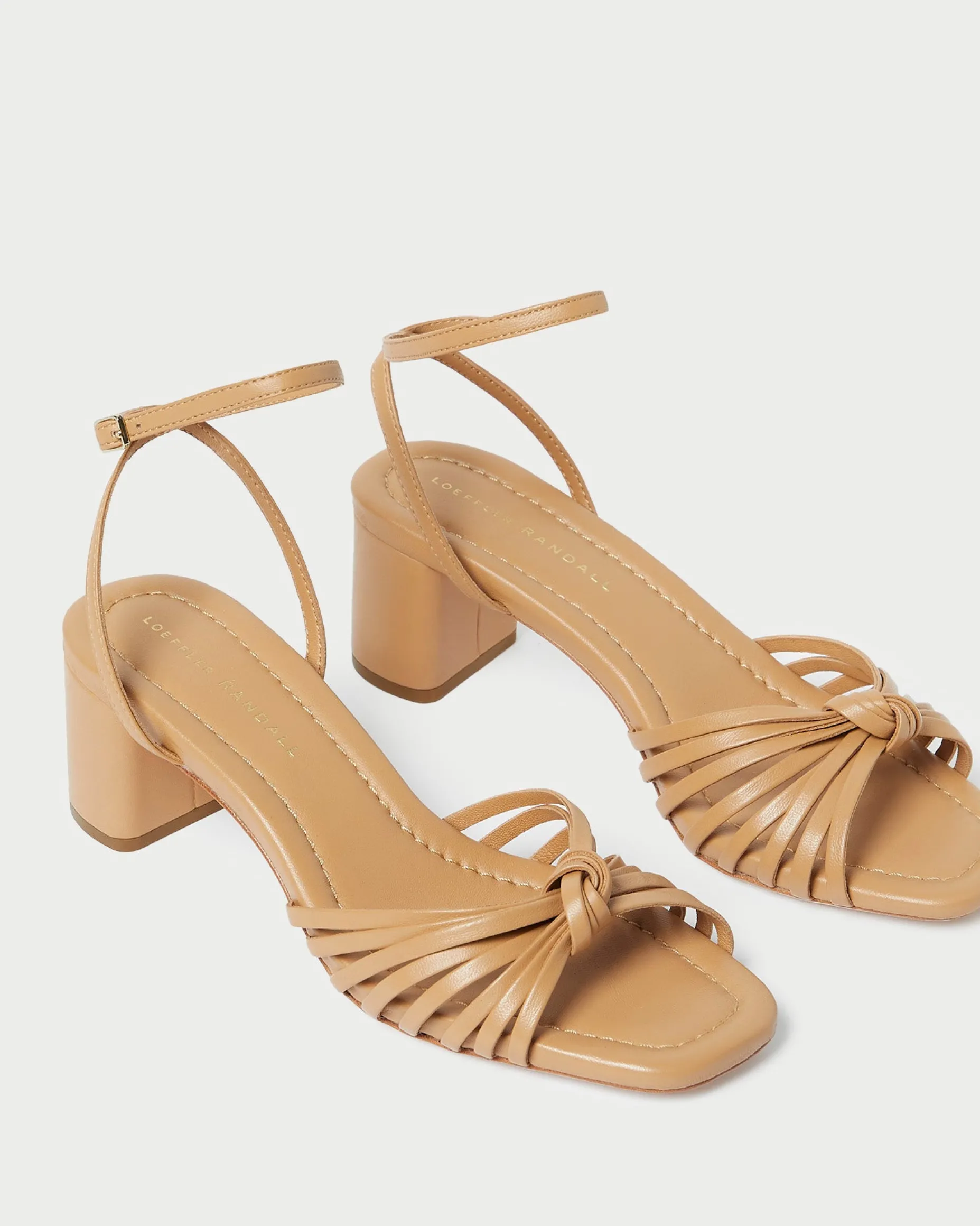 Olivia Dune Knot Mid-Heel Sandal