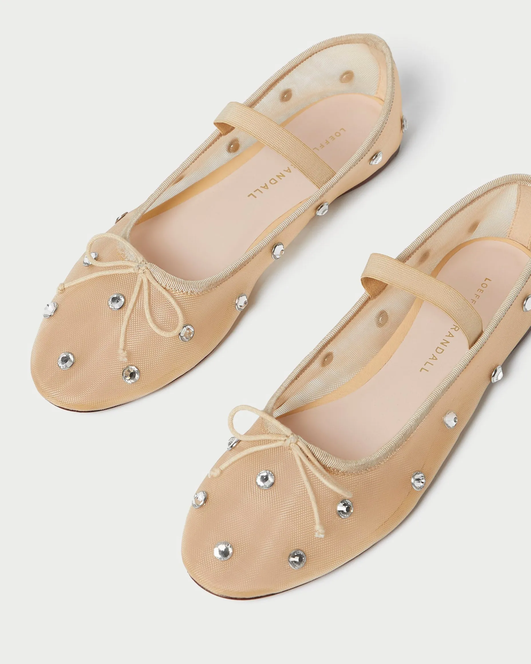 Leonie Seafoam/Crystal Ballet Flat