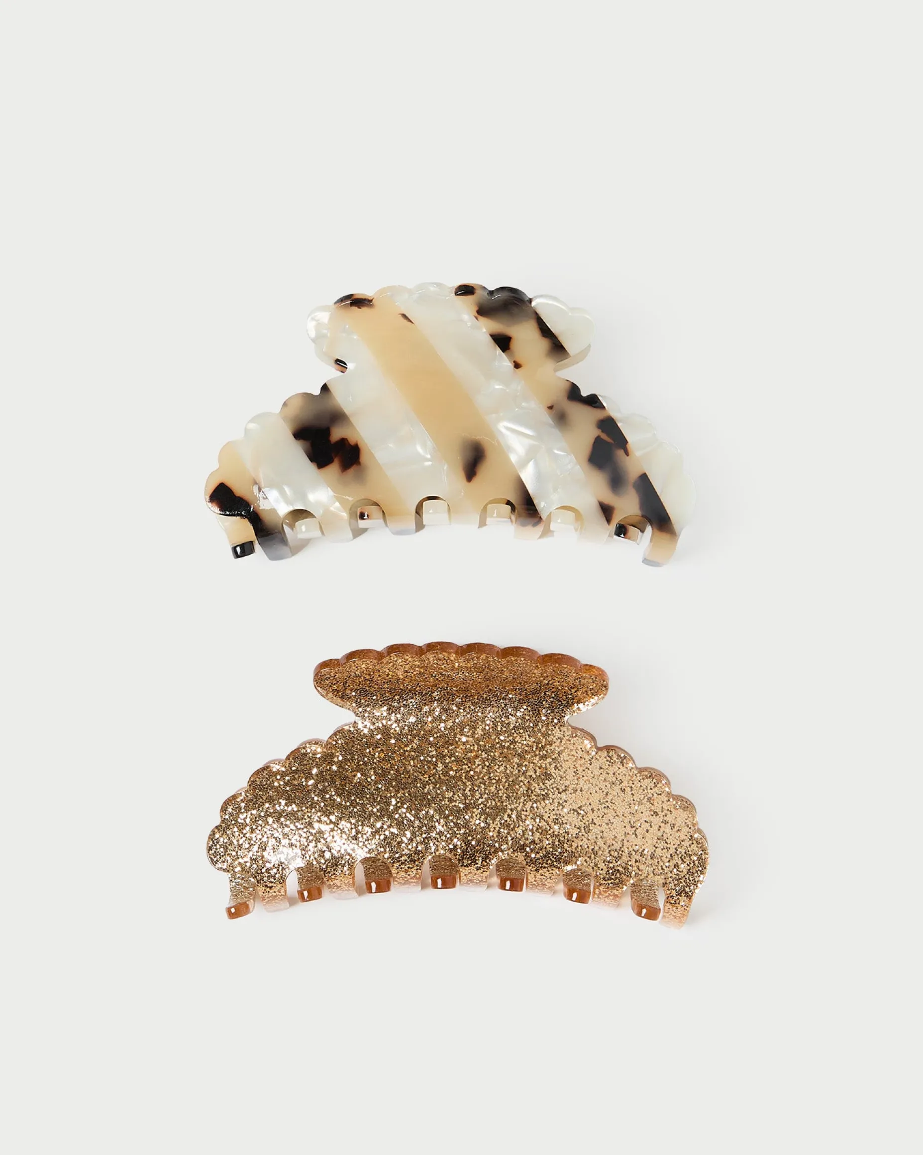 Yuri Champagne/Tortoise Clip Set