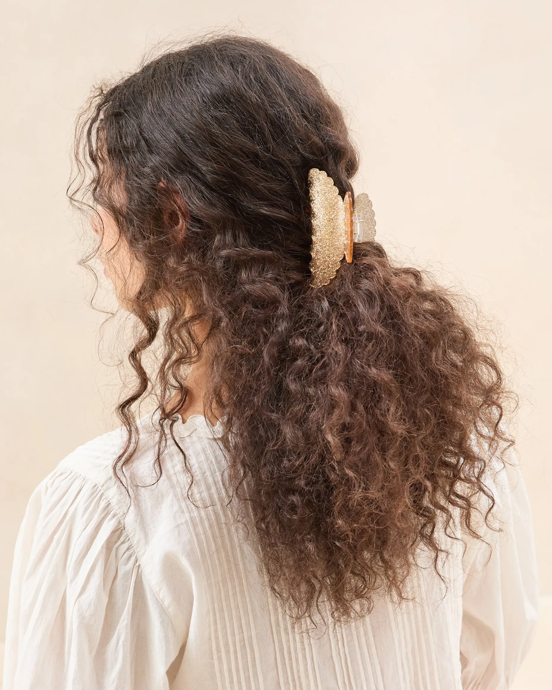 Yuri Champagne/Tortoise Clip Set