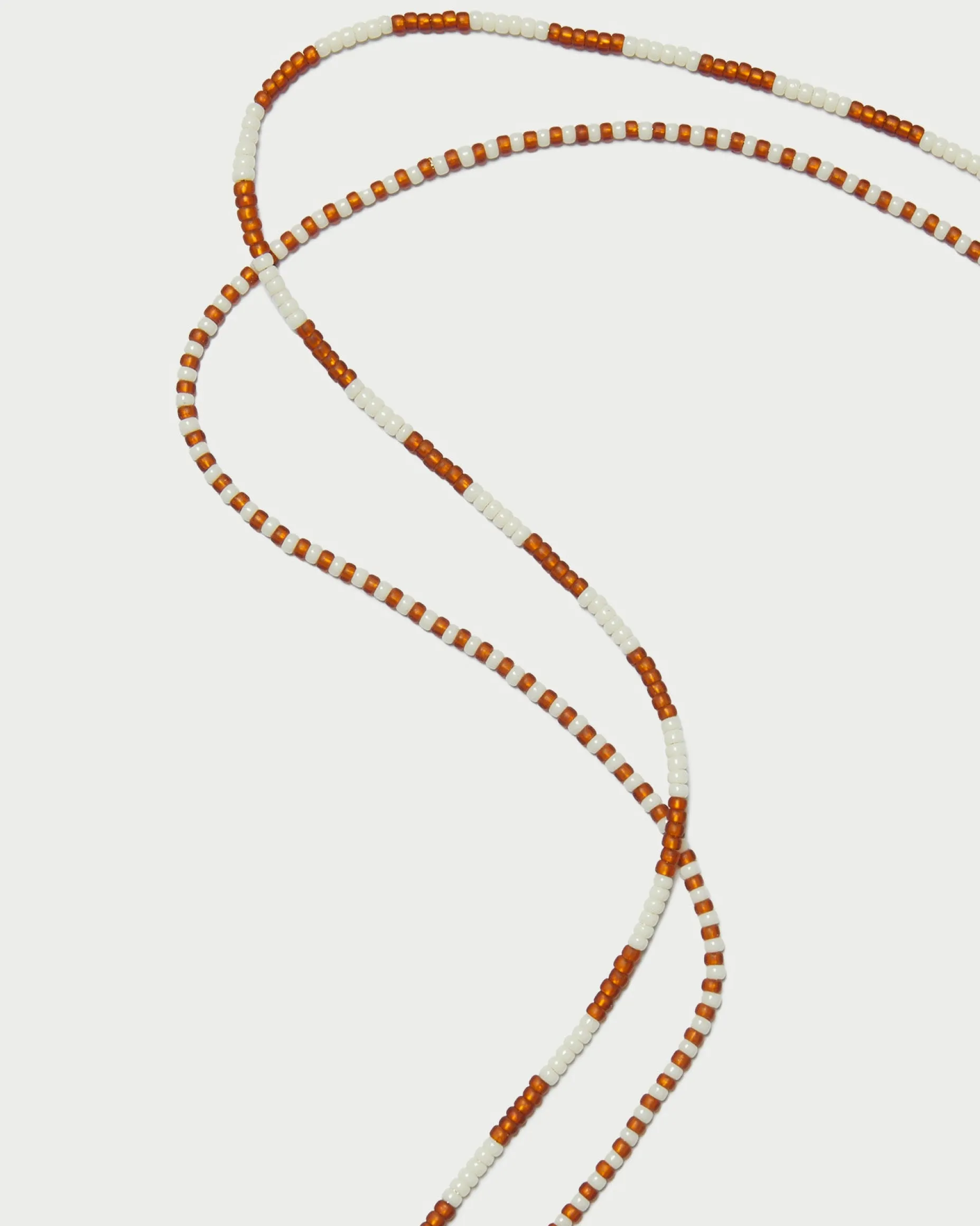 Soo Amber/Cream Necklace Set